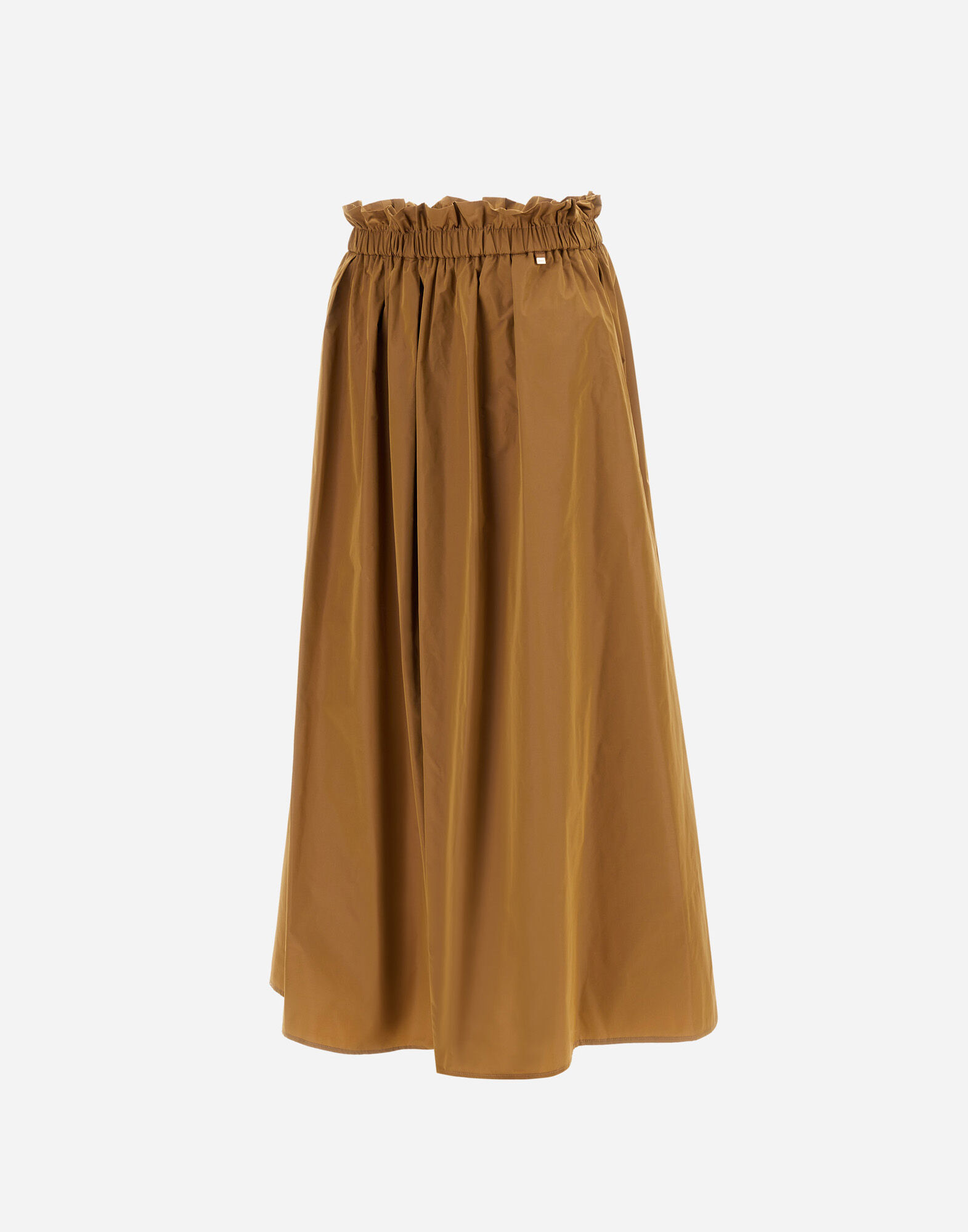 NEW TECHNO TAFFETA SKIRT