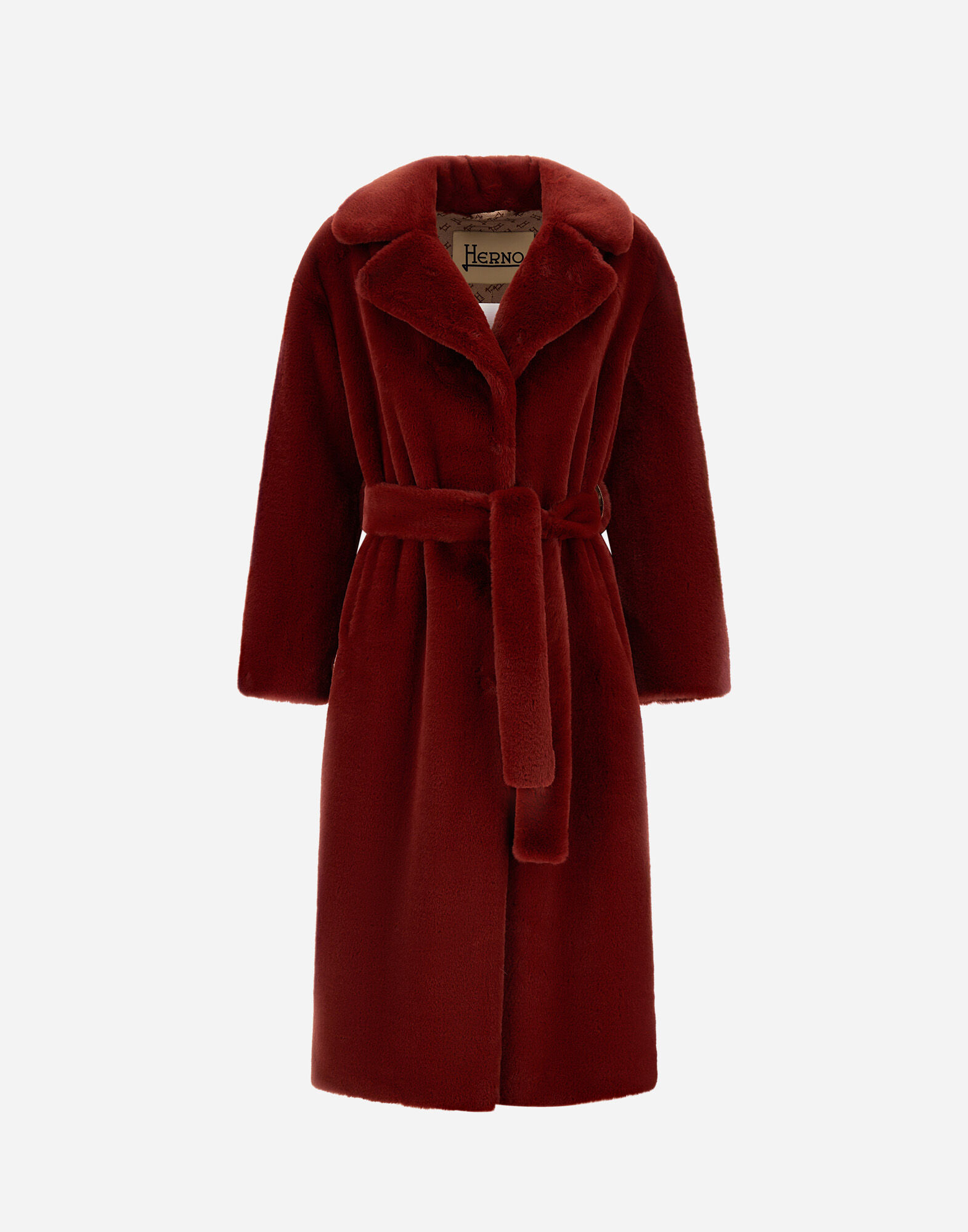 COAT IN SOFT ALTERNATIVE FUR