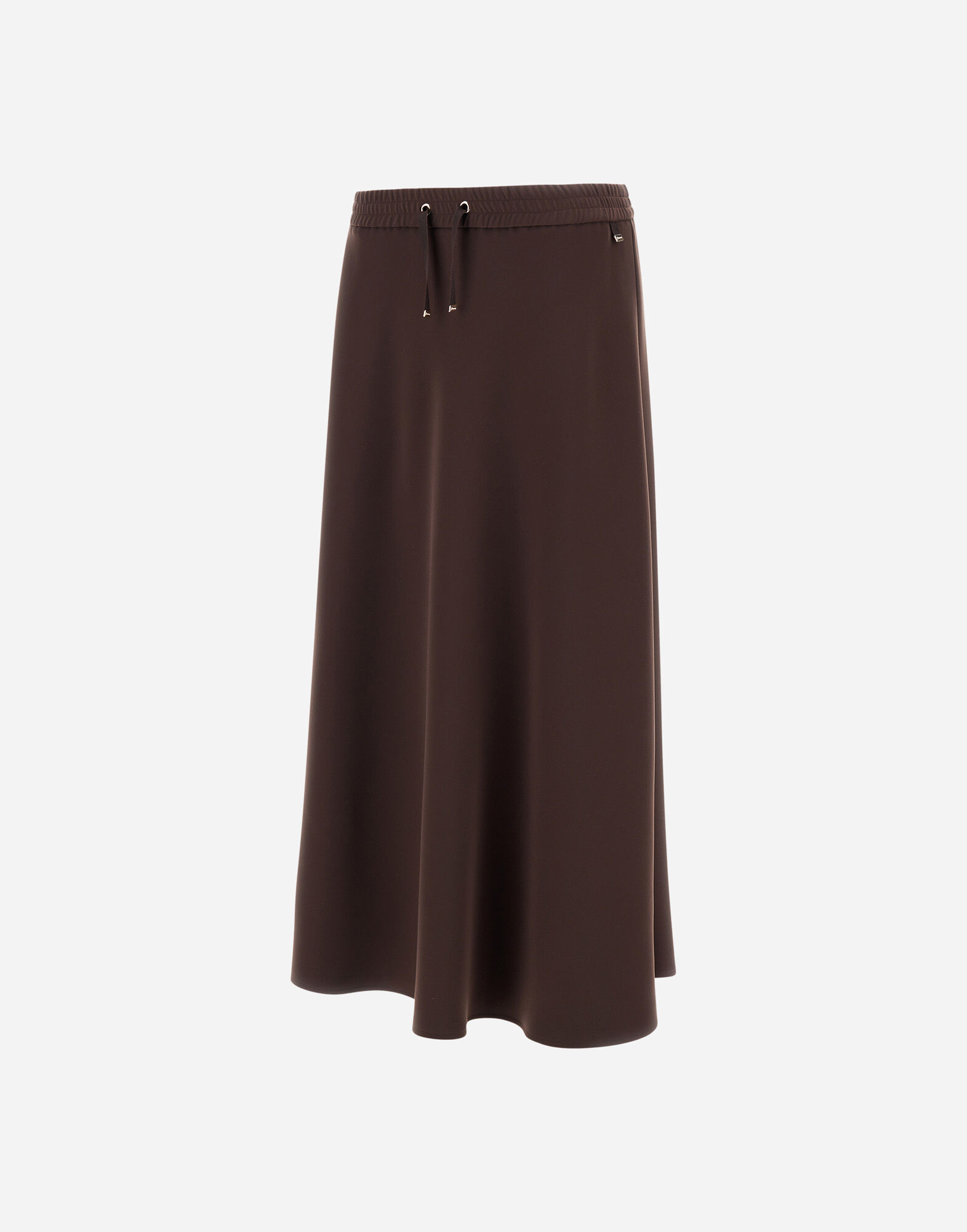 SKIRT IN MATT CREPE SATIN