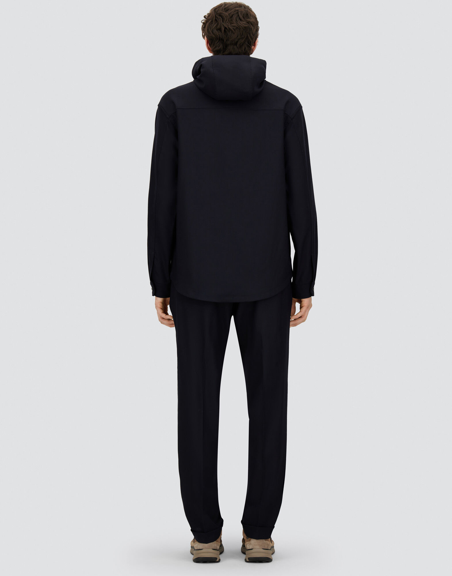 SHACKET IN FLUID WOOL