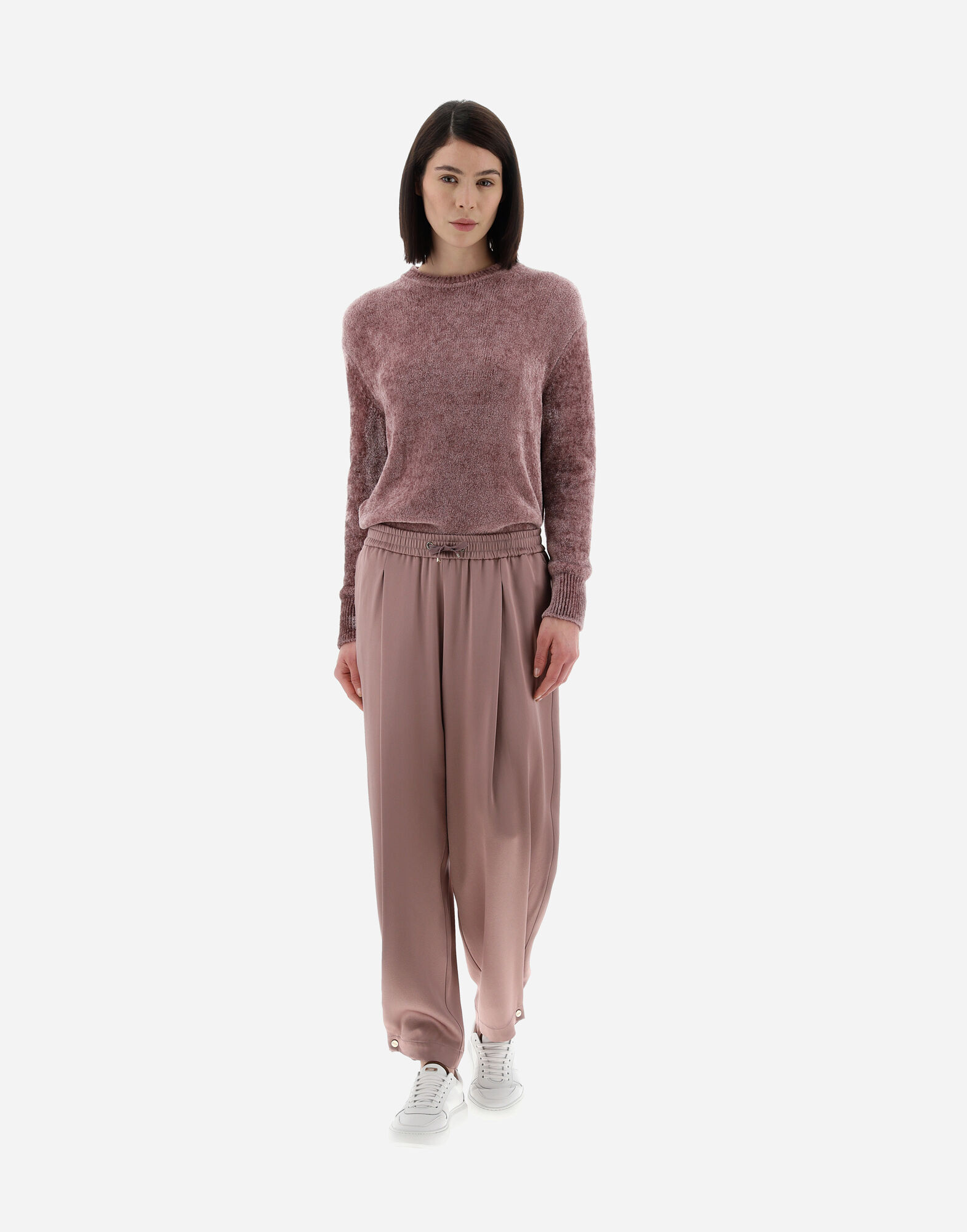 RESORT TROUSERS IN SATIN EFFECT