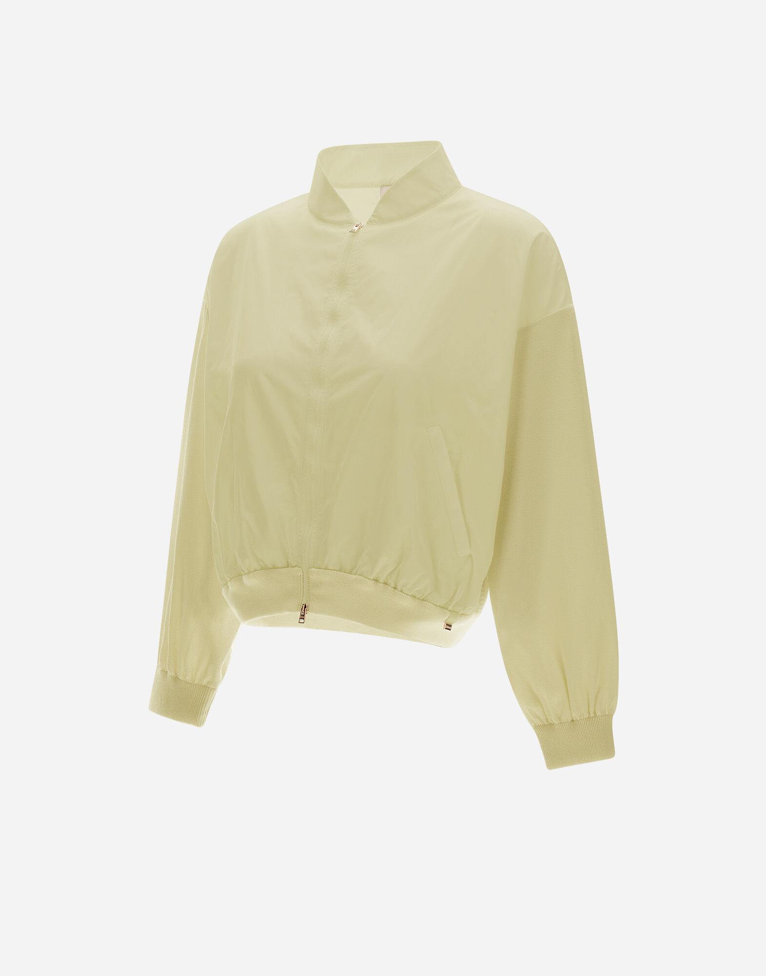 CARDIGAN IN MATT VISCOSE AND NEW TECHNO TAFFETA