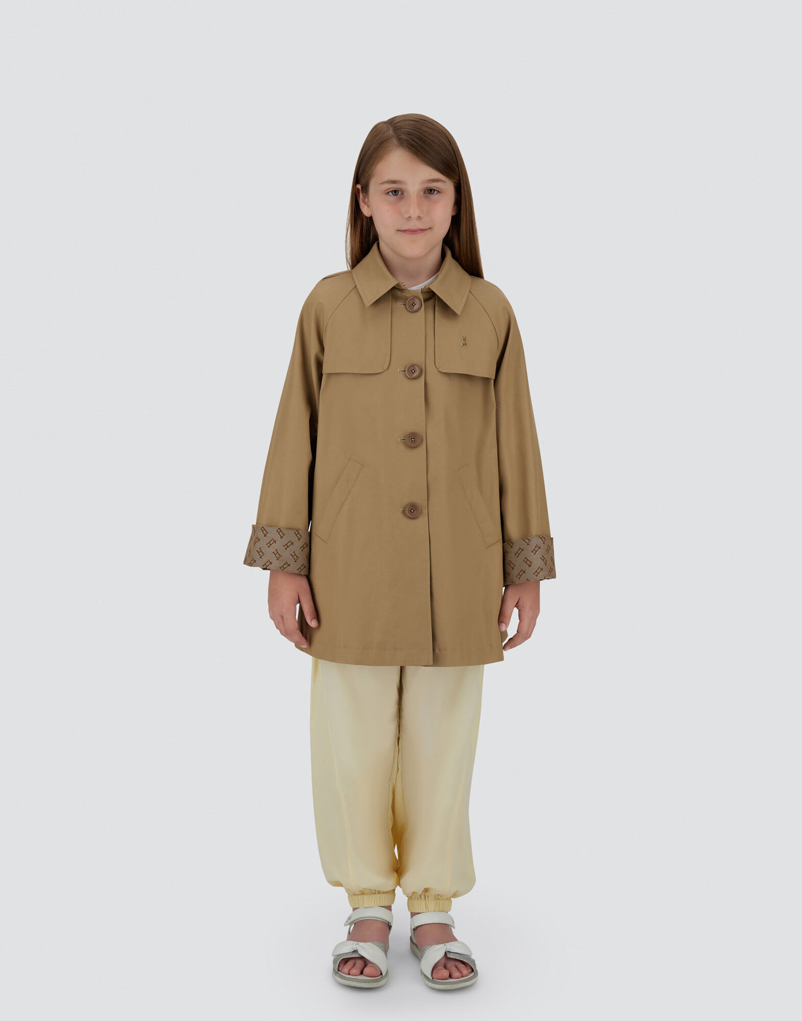 TRENCH COAT IN DEAN AND MONOGRAM