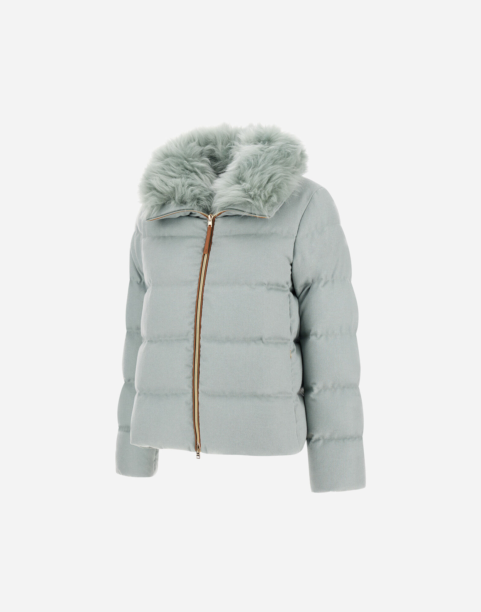 JACKET IN CASHMERE, SILK AND MONOGRAM