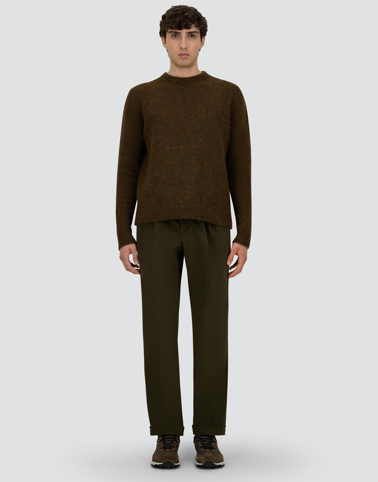 SWEATER IN MELANGE WOOL?BLEND