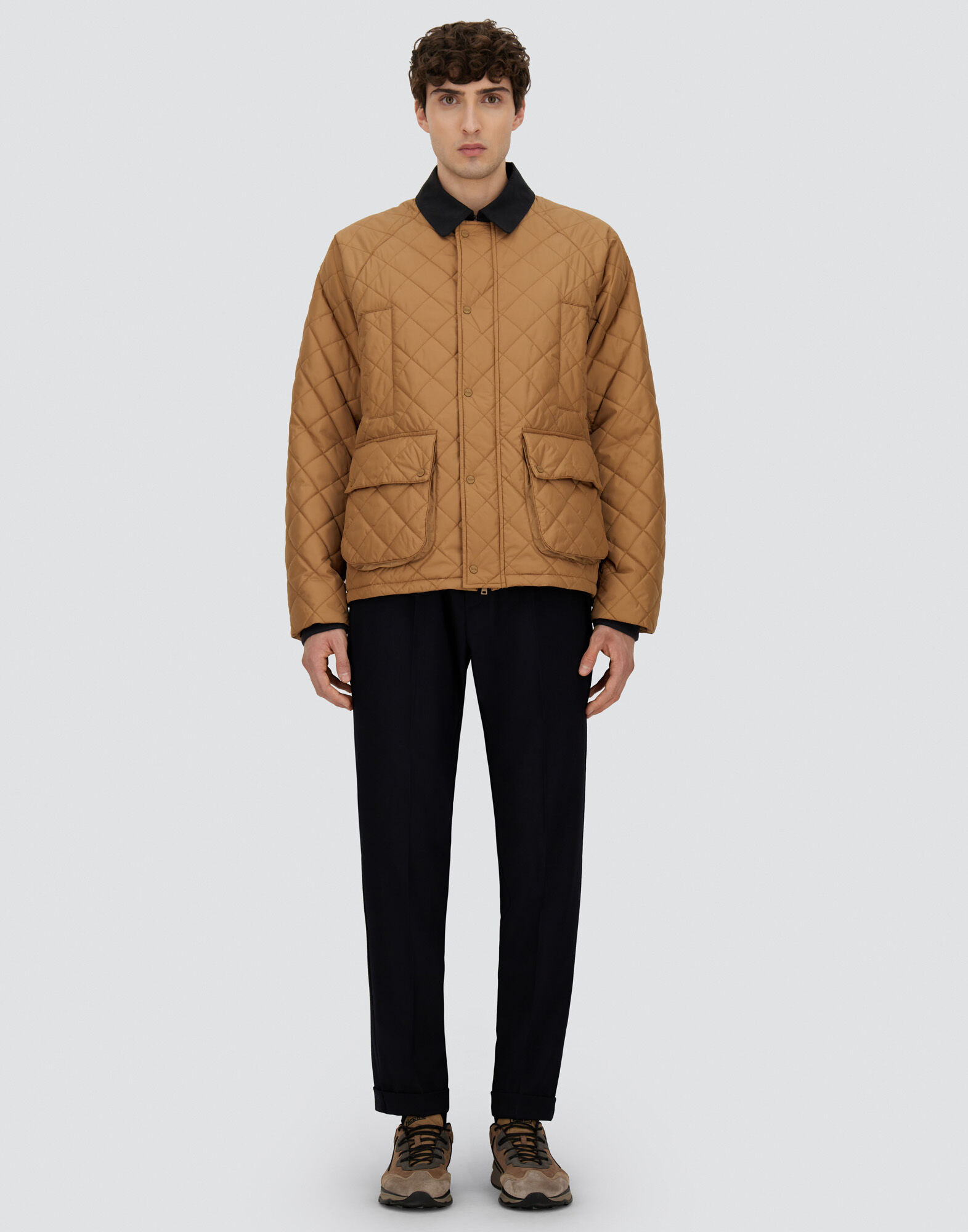 JACKET IN NYLON CHAMONIX AND WAXED TECH COTTON