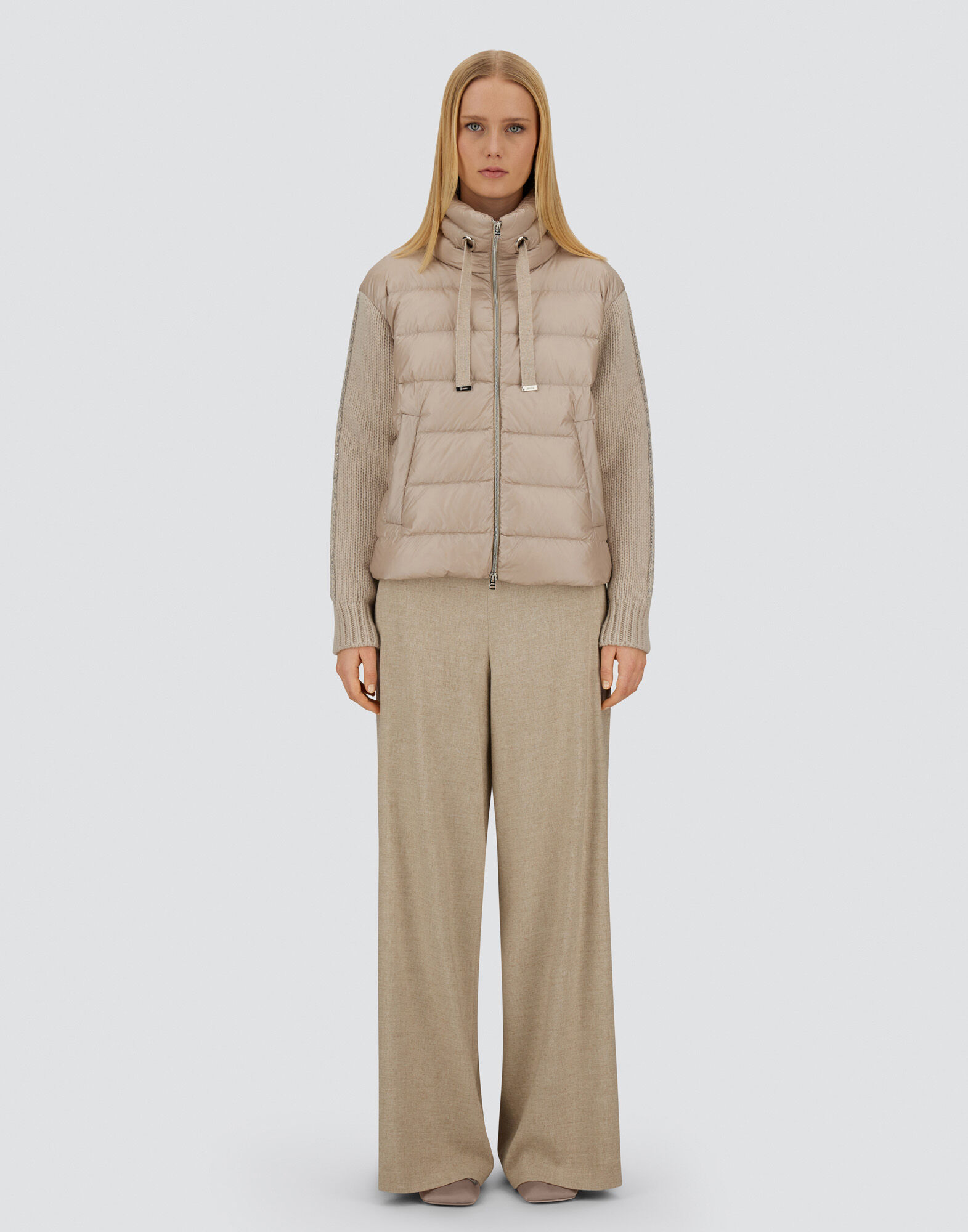 RESORT JACKET IN NYLON ULTRALIGHT & KNIT