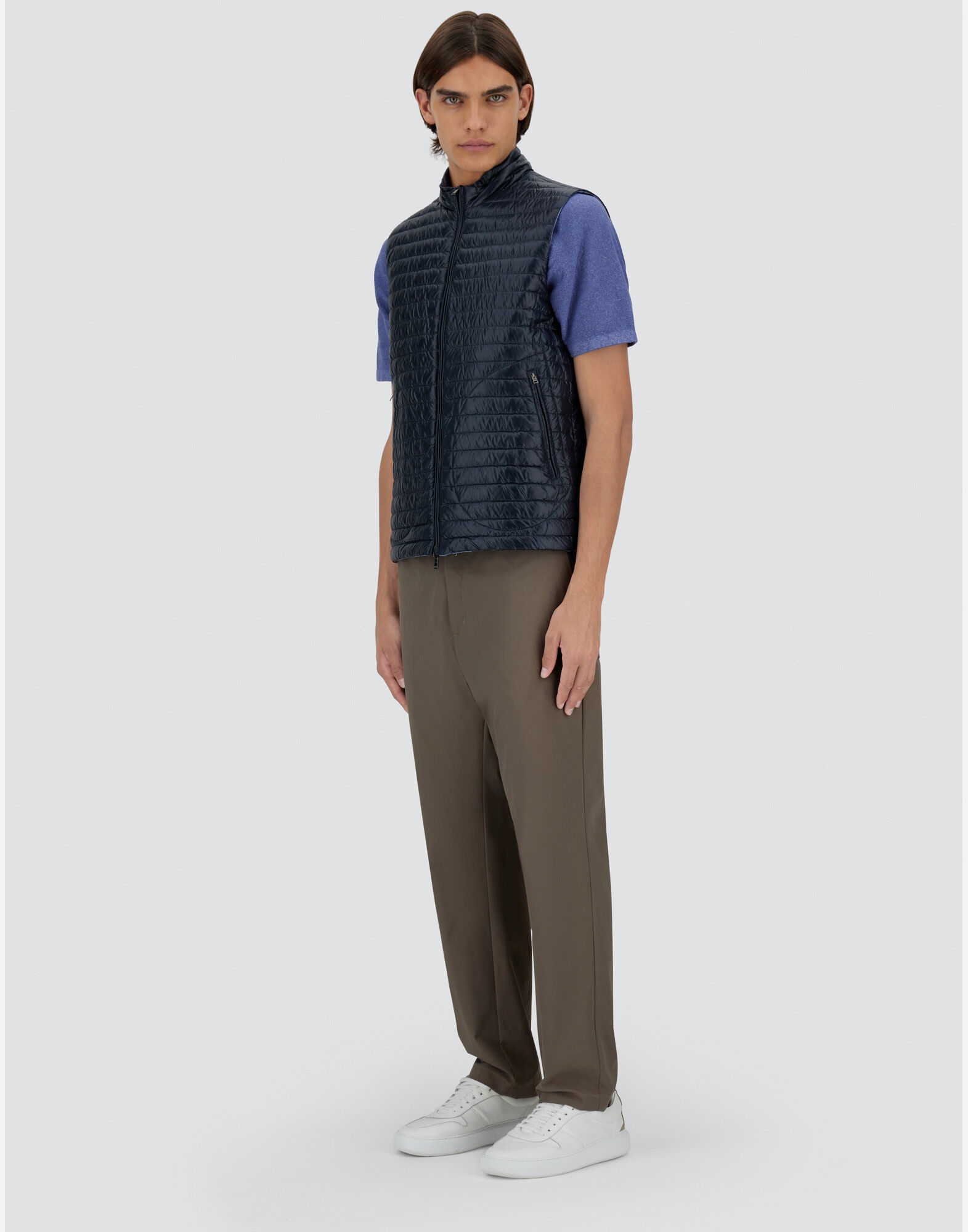 TWO-TONE REVERSIBLE NYLON ULTRALIGHT VEST