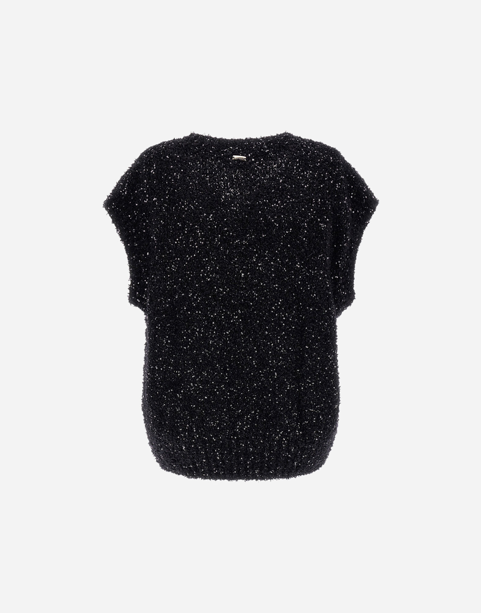 VEST IN NEW PLAIN SEQUINS