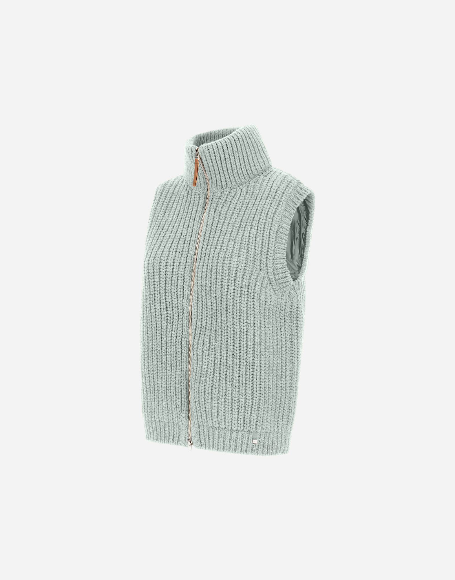 VEST IN COB STITCH WOOL