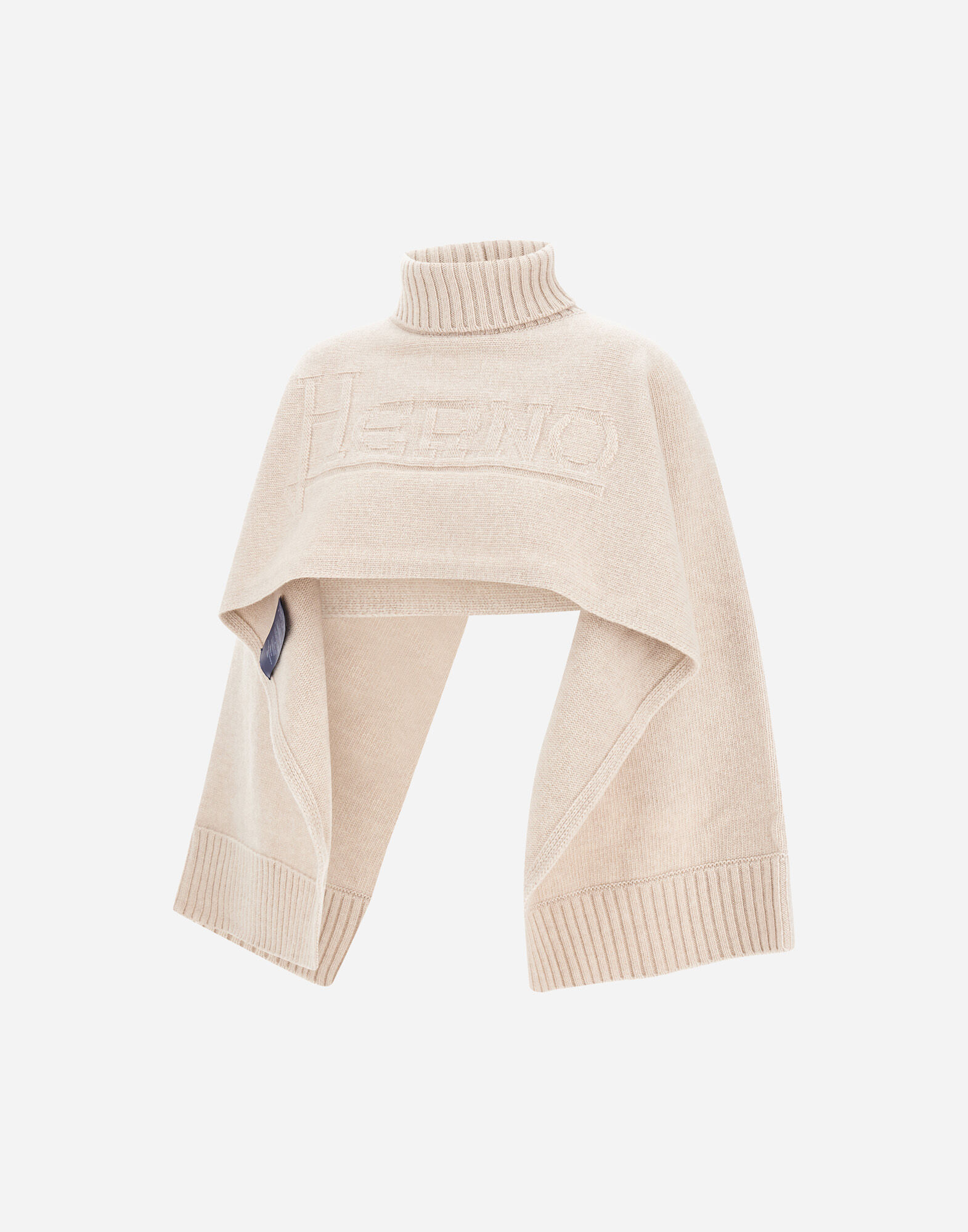 PONCHO IN 100% WOOL