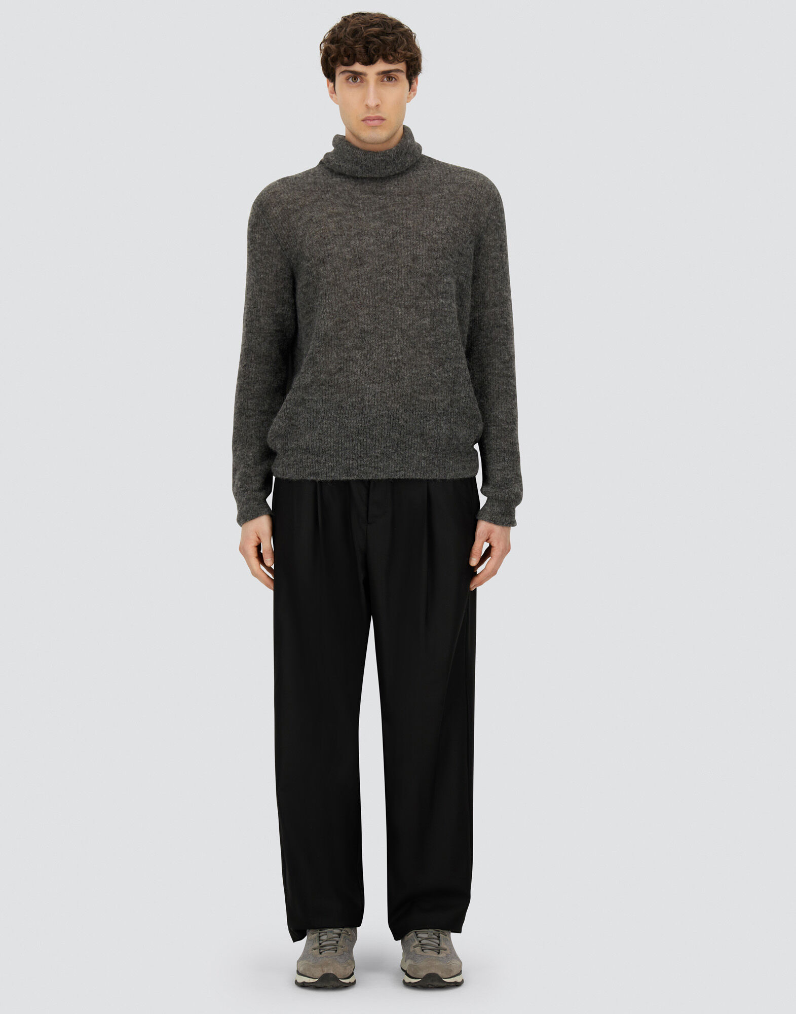 TROUSERS IN FLUID WOOL
