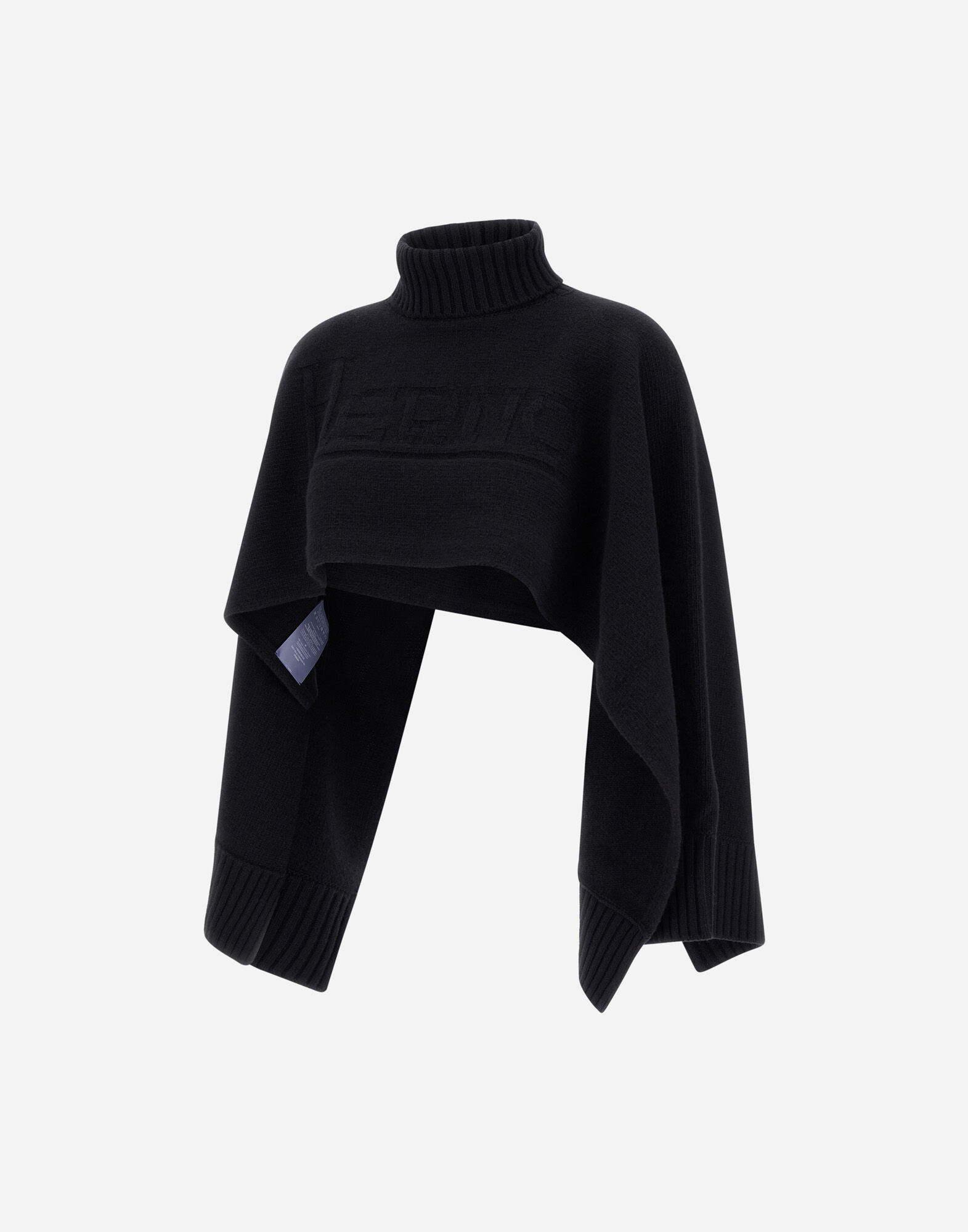 PONCHO IN 100% WOOL