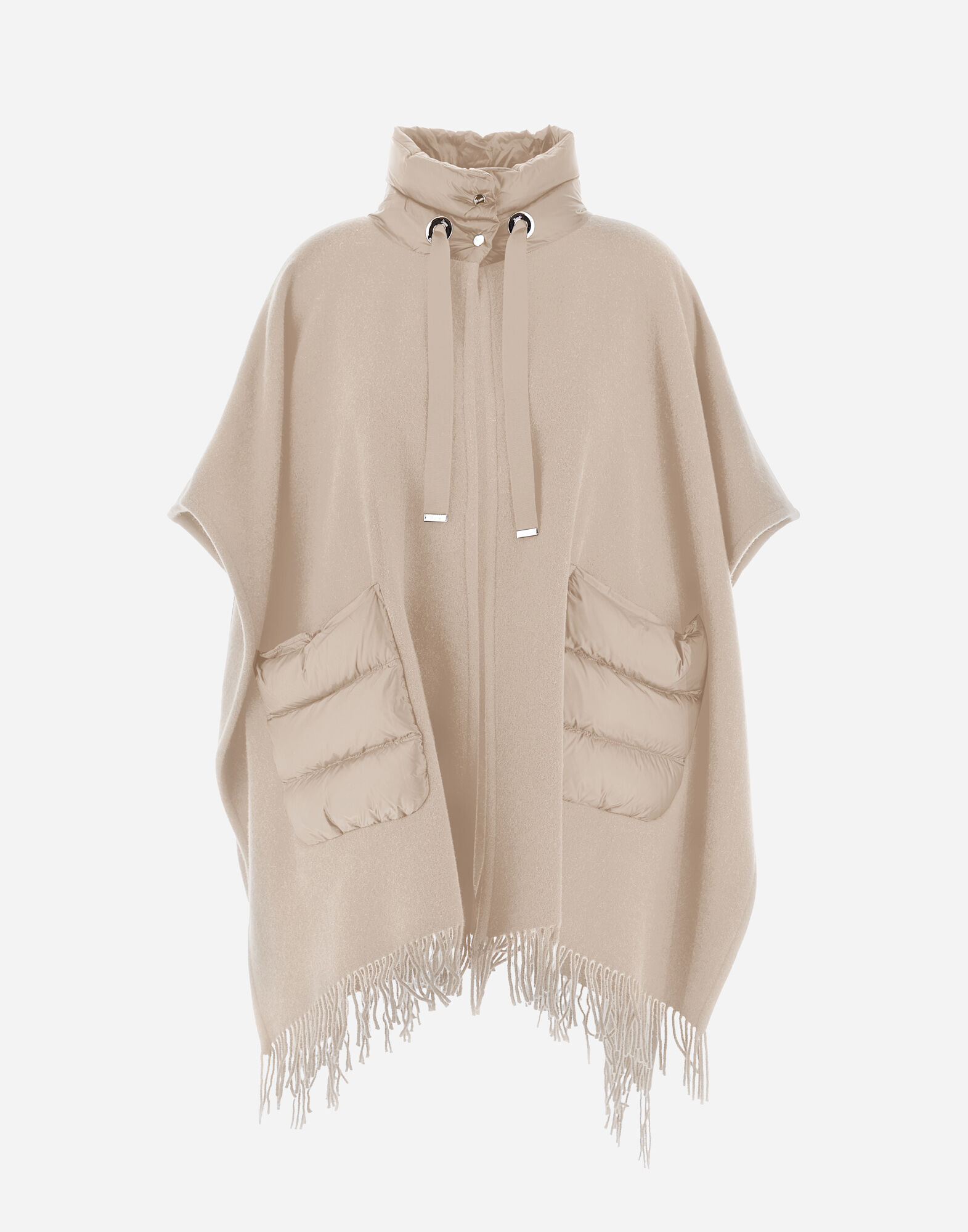 RESORT PONCHO IN WARMY & NYLON ULTRALIGHT