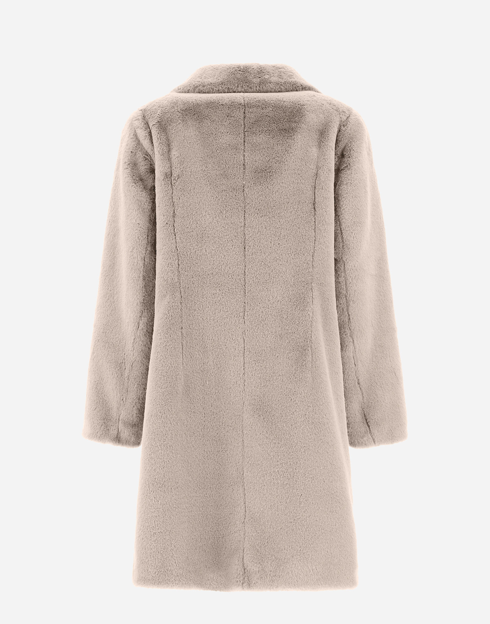 COAT IN SOFT ALTERNATIVE FUR