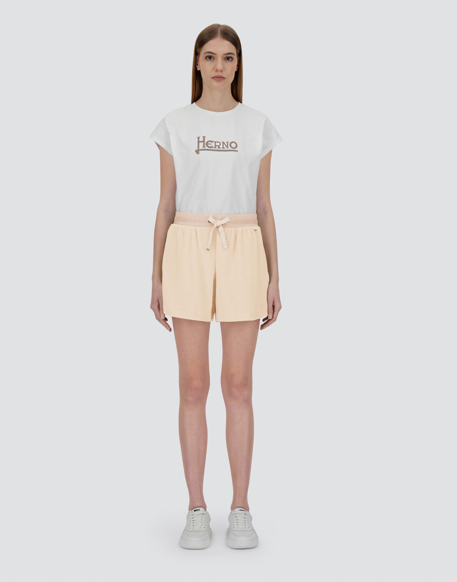 SPONGE EFFECT SWEATER SHORTS