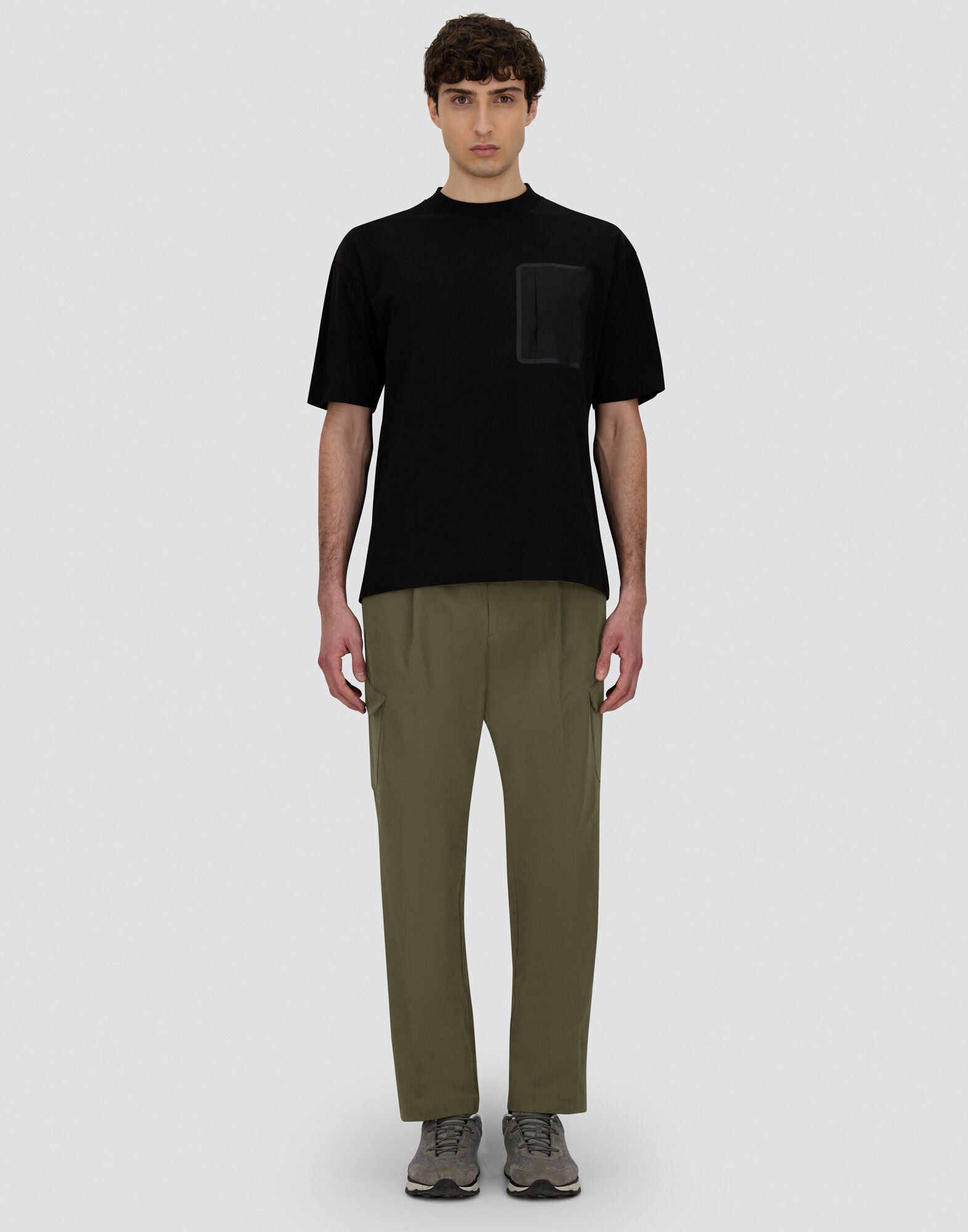 LIGHT COMFORT STRETCH WOVEN CARGO TROUSERS