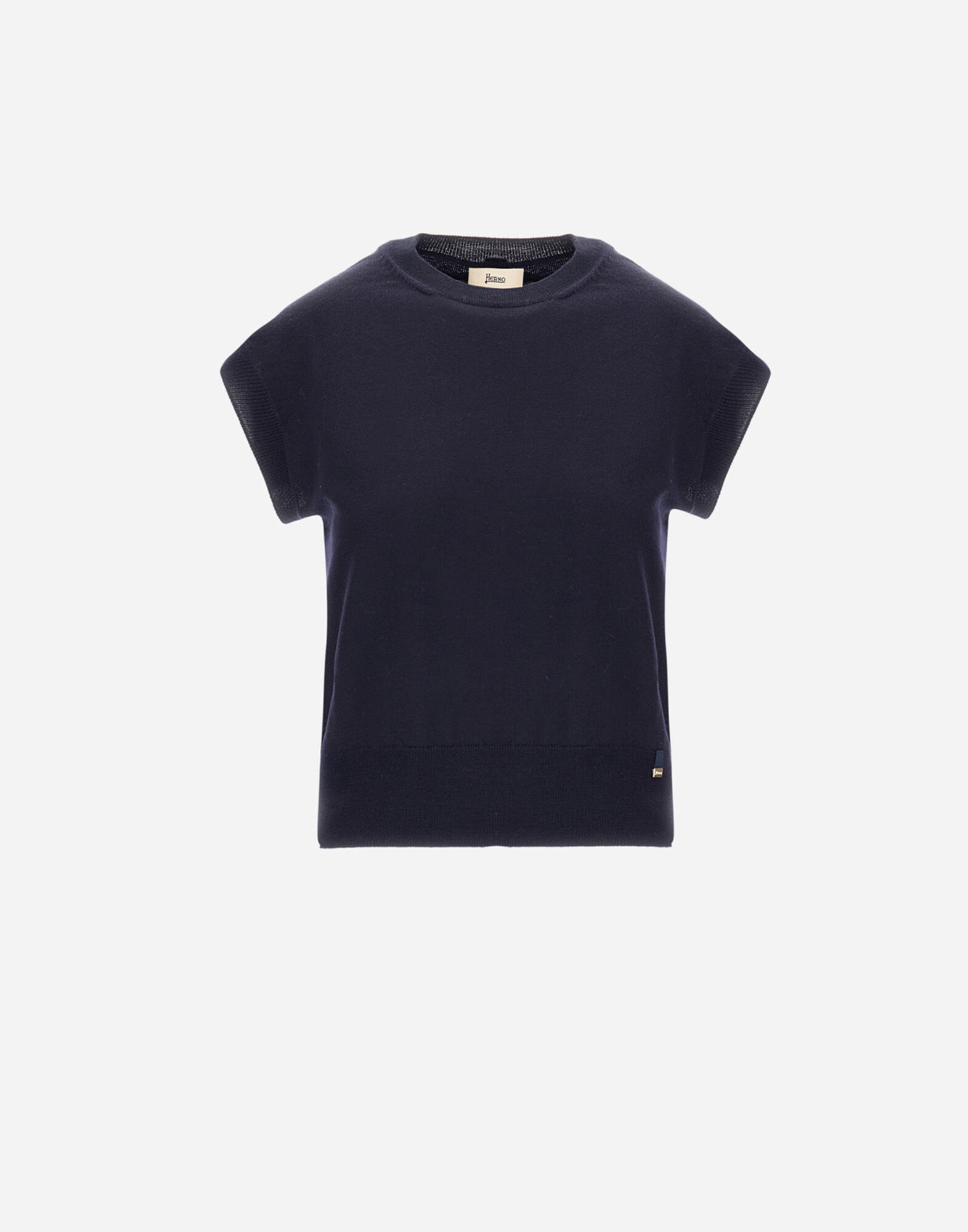 VEST IN BASIC MERINO WOOL