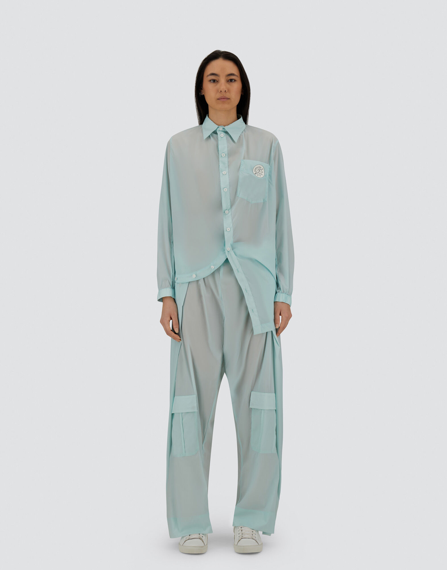 GLOBE SHIRT IN ECO COTTON FEEL