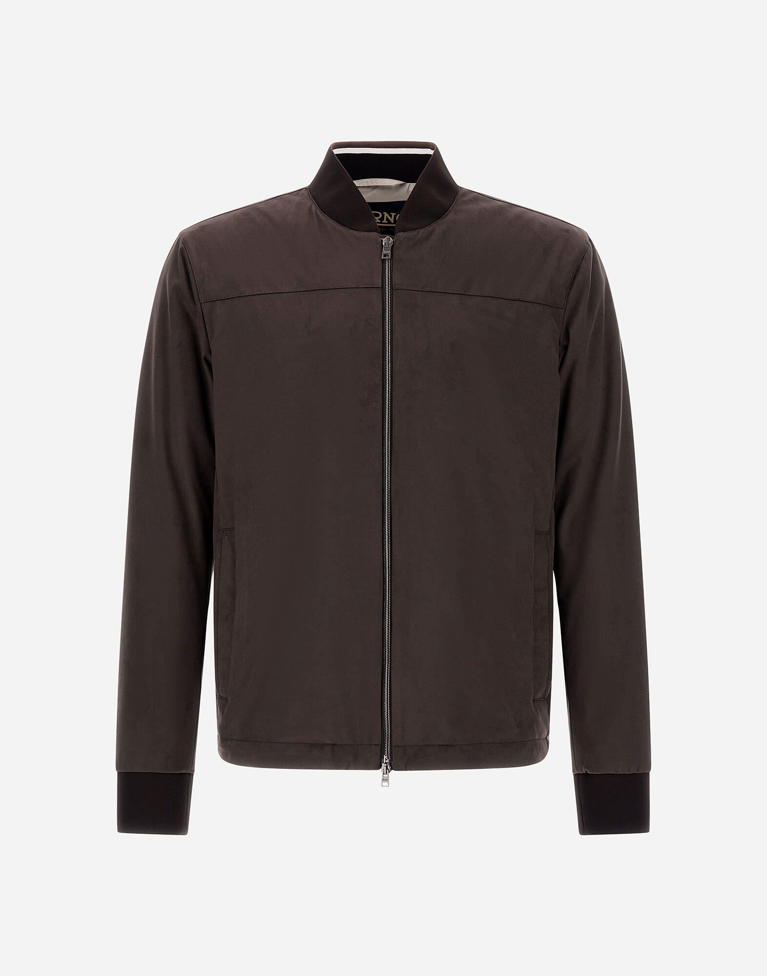 SUEDE EFFECT BOMBER JACKET