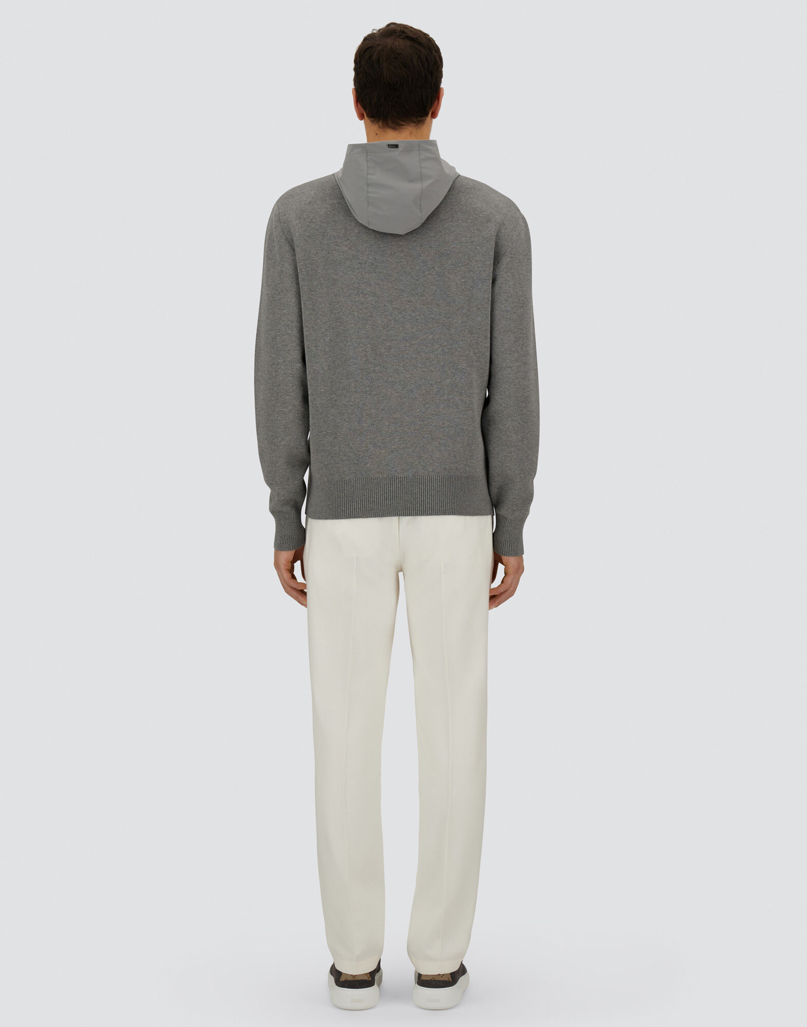 RESORT SWEATER IN DOUBLE COTTON KNIT AND TRAVEL NYLON PONENTE