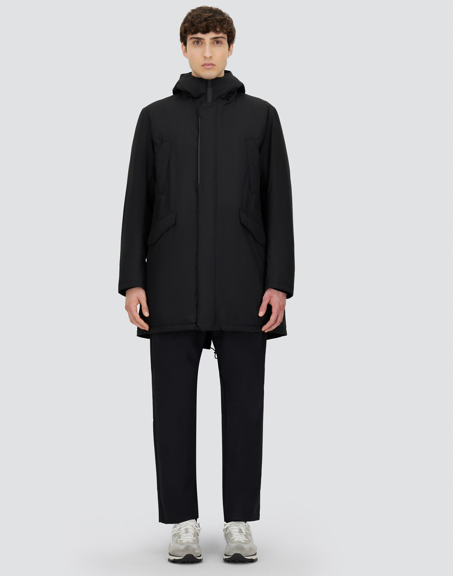 LONG PARKA IN 2-LAYER WINDSTOPPER