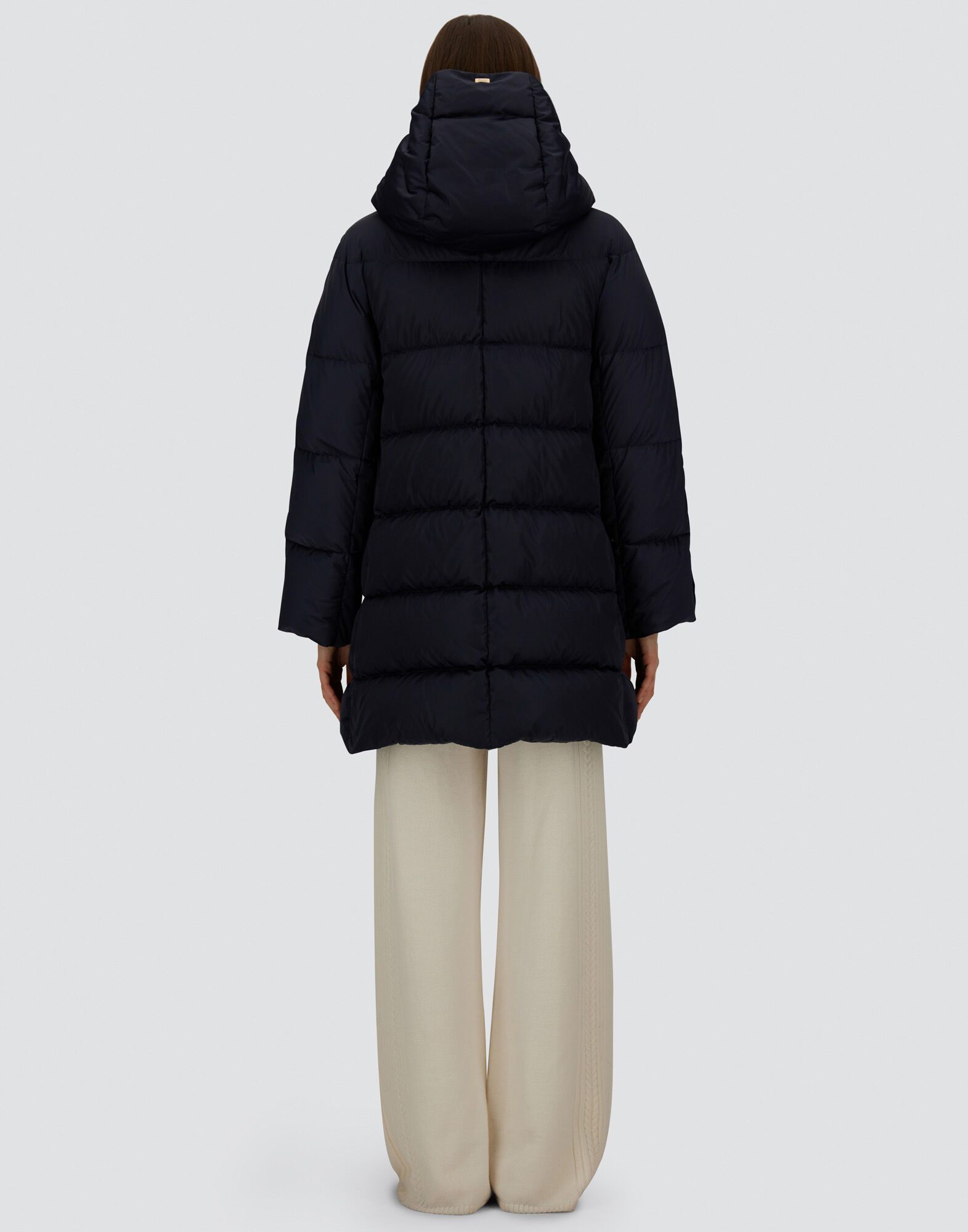 A-SHAPE JACKET IN SATIN