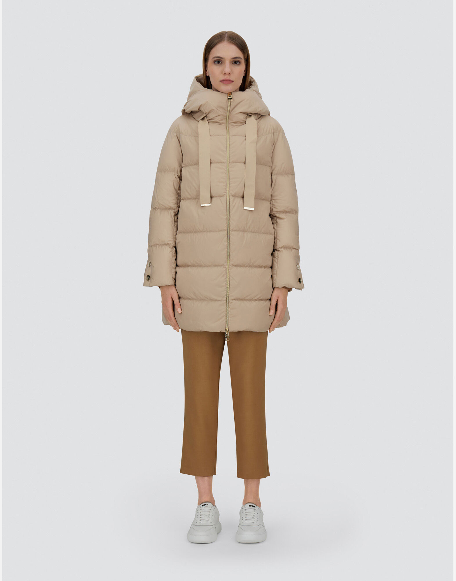 A-SHAPE JACKET IN SATIN