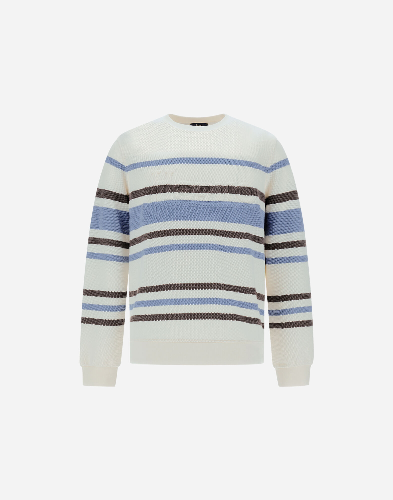 SWEATSHIRT IN STRIPE COTTON SWEATER