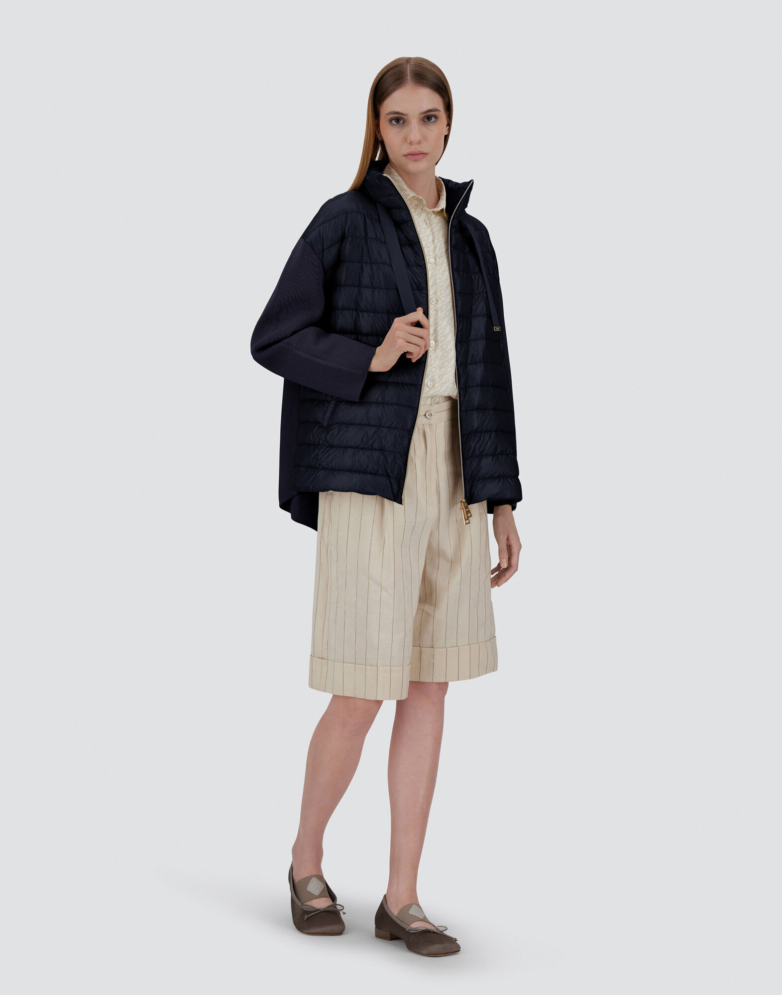 JACKET IN ETERNAL COTTON AND NYLON ULTRALIGHT