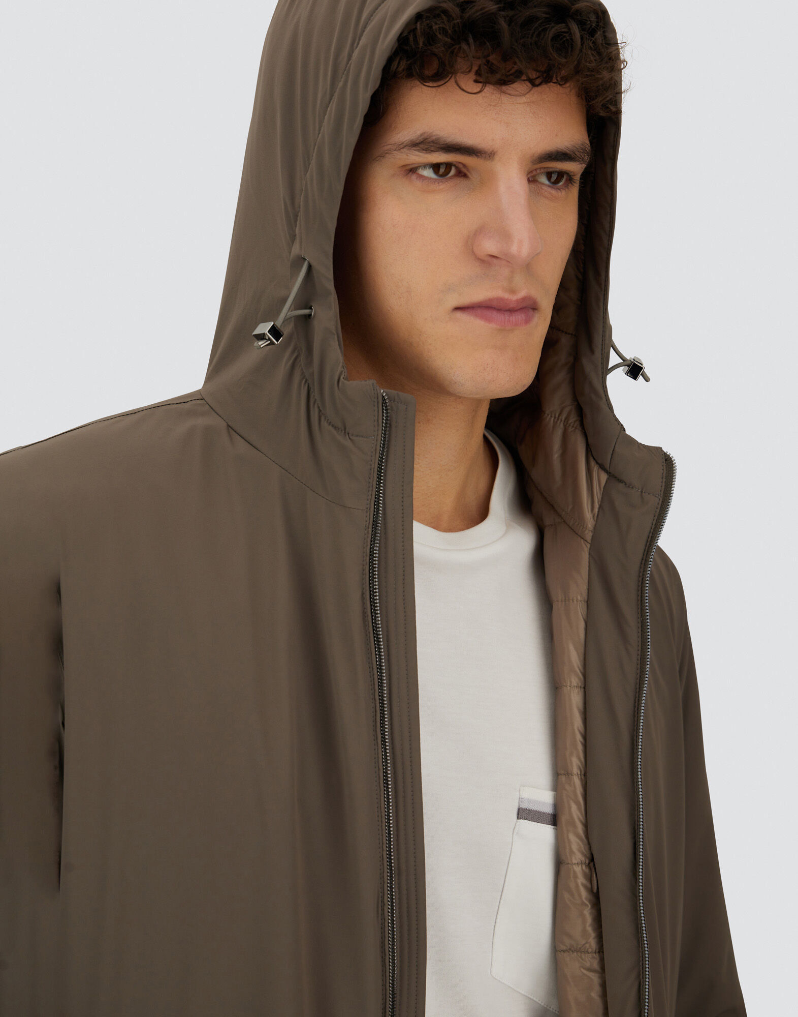 RESORT PARKA IN TRAVEL NYLON PONENTE