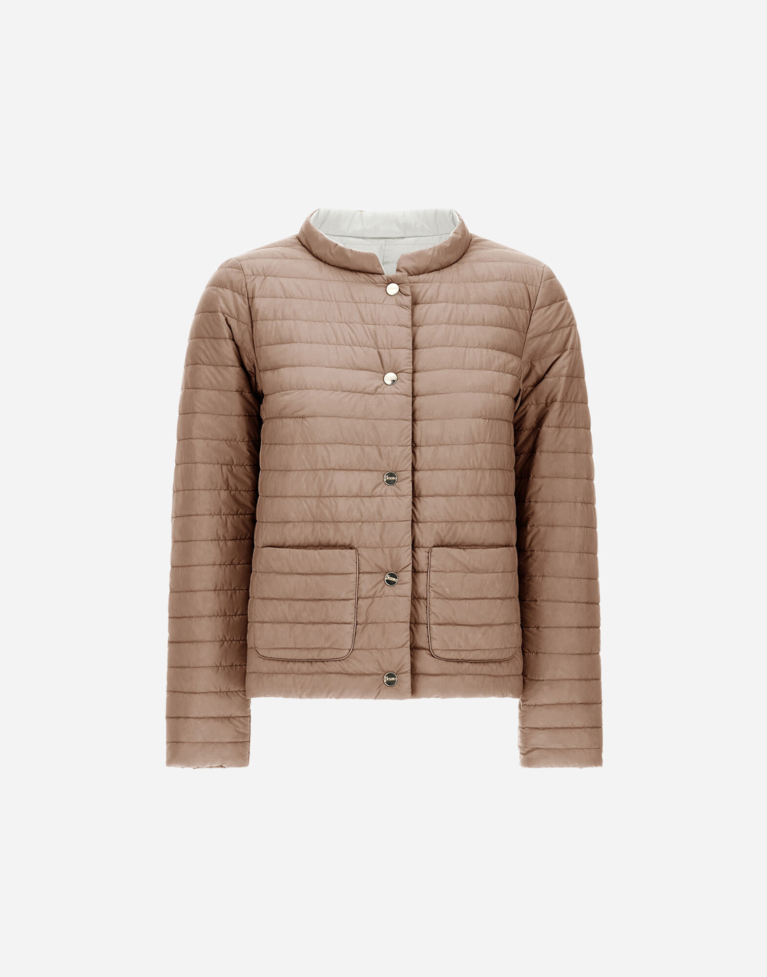 REVERSIBLE JACKET IN ECOAGE AND NYLON ULTRALIGHT