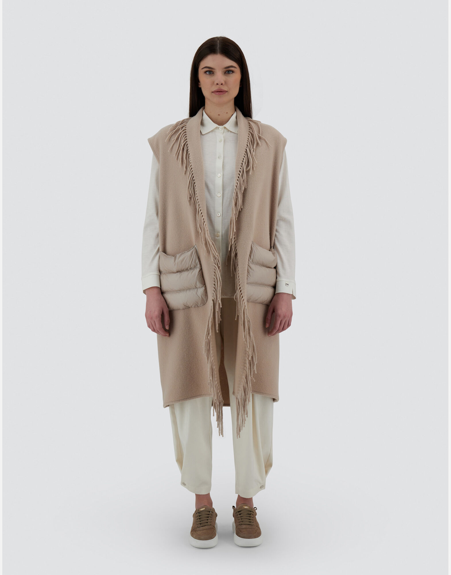 RESORT WAISTCOAT IN WARMY & NYLON ULTRALIGHT