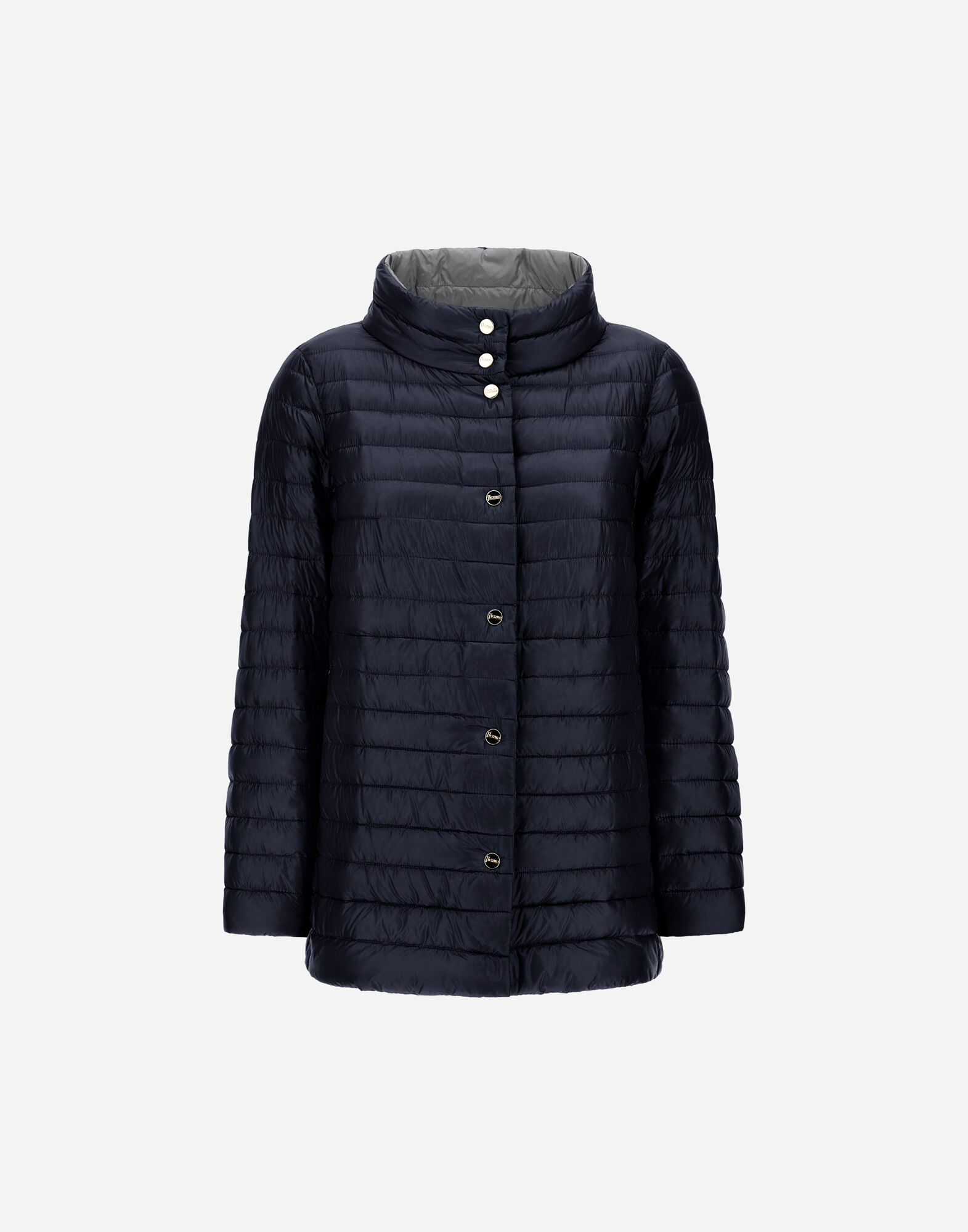 REVERSIBLE A-SHAPE JACKET IN NYLON ULTRALIGHT