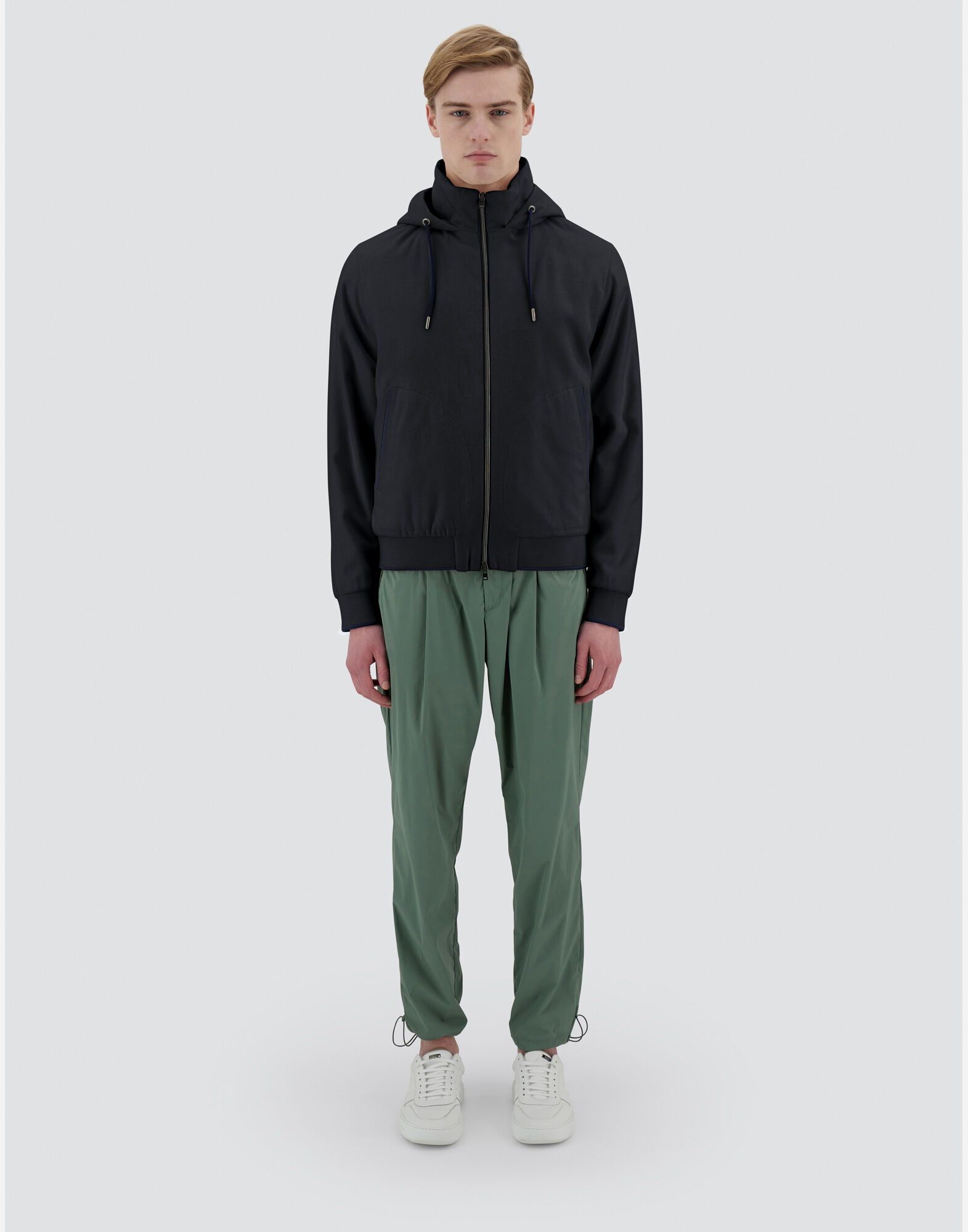 RESORT BOMBER JACKET IN CASHMERE SILK