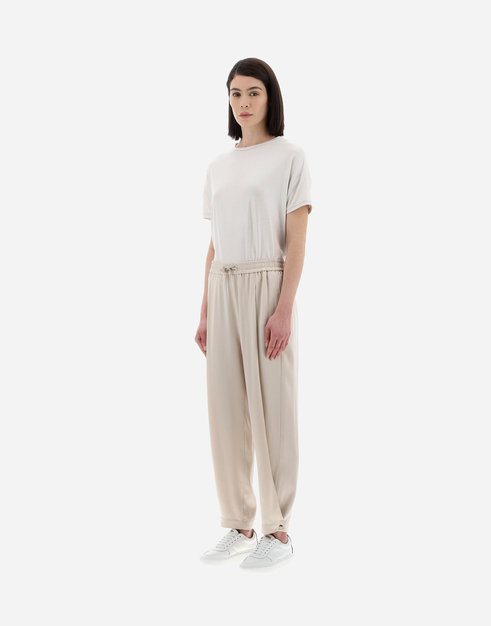 RESORT TROUSERS IN SATIN EFFECT