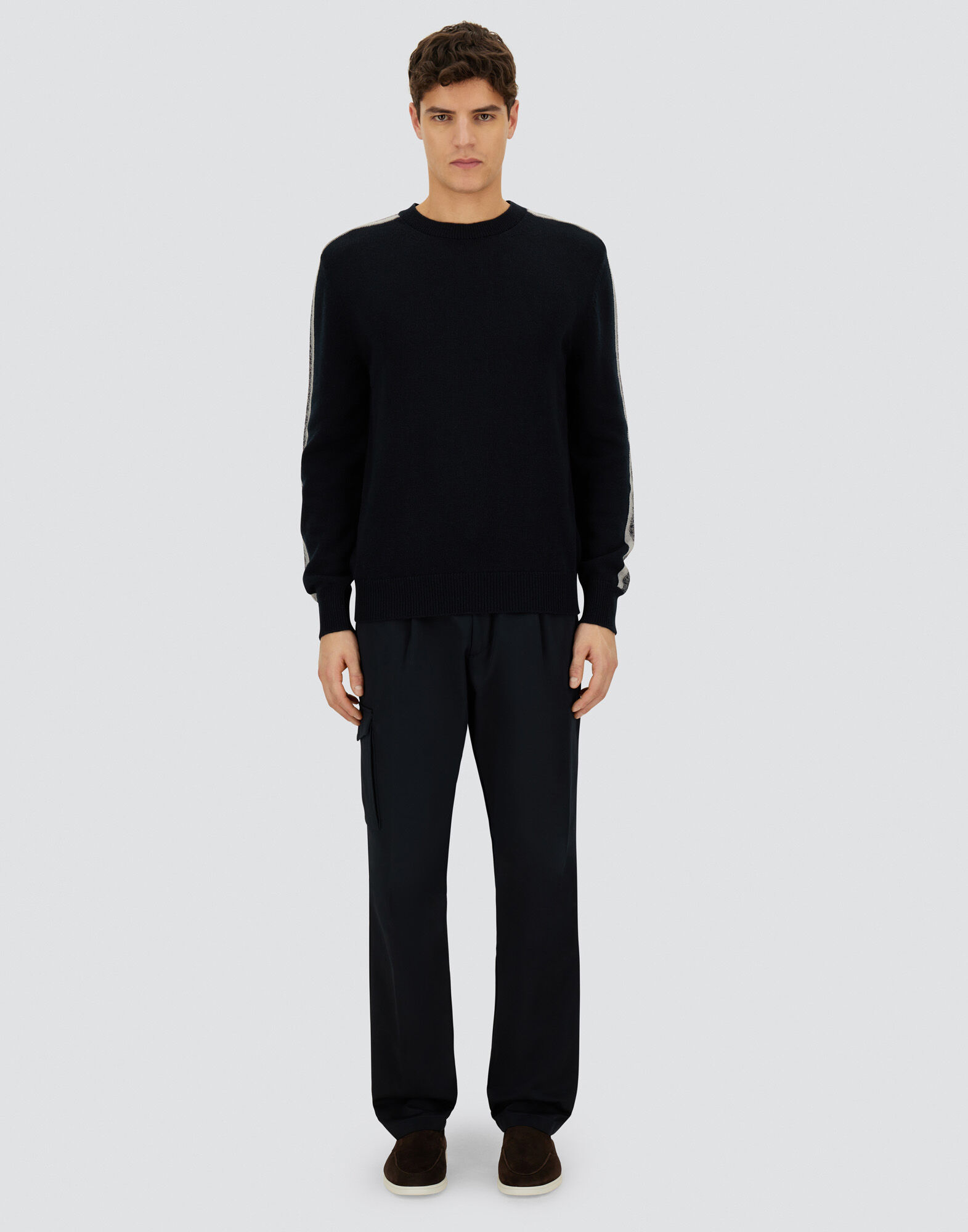 RESORT SWEATER IN CARDED PURE WOOL