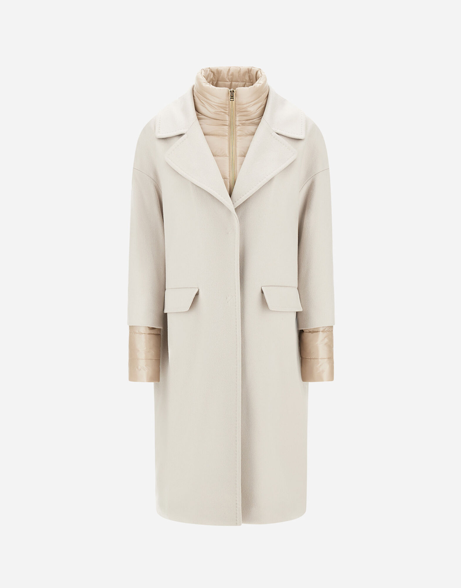 COAT IN PURE CASHMERE AND NYLON ULTRALIGHT