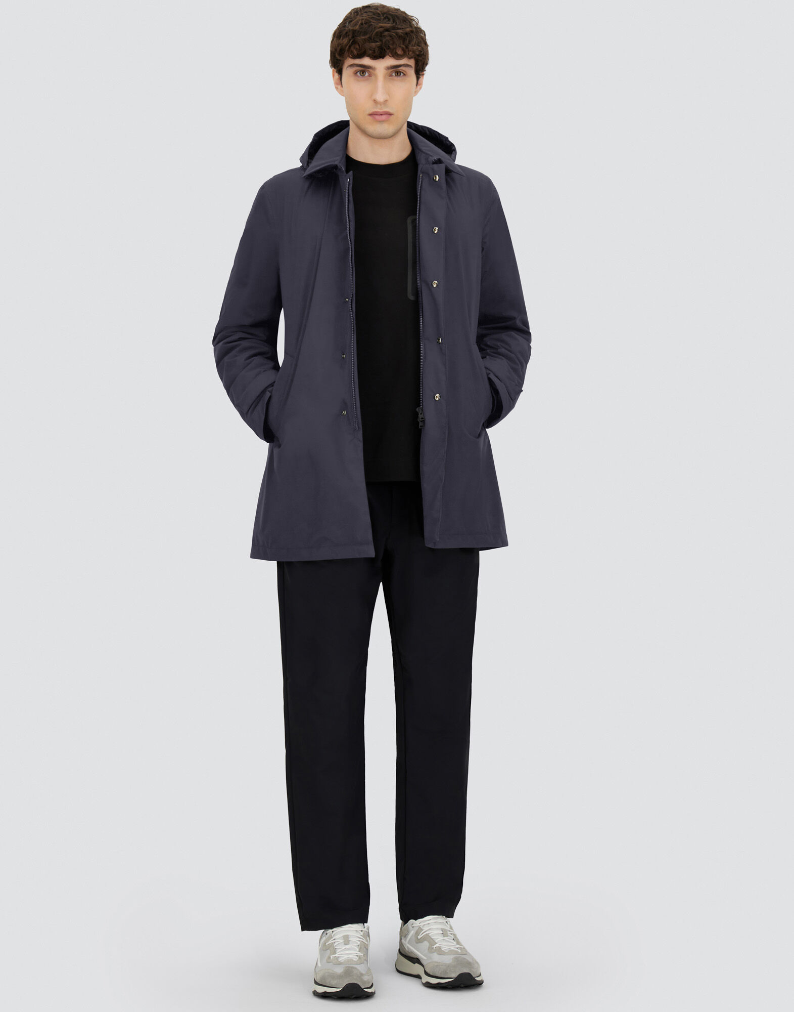 LONG PARKA IN 2-LAYER WINDSTOPPER
