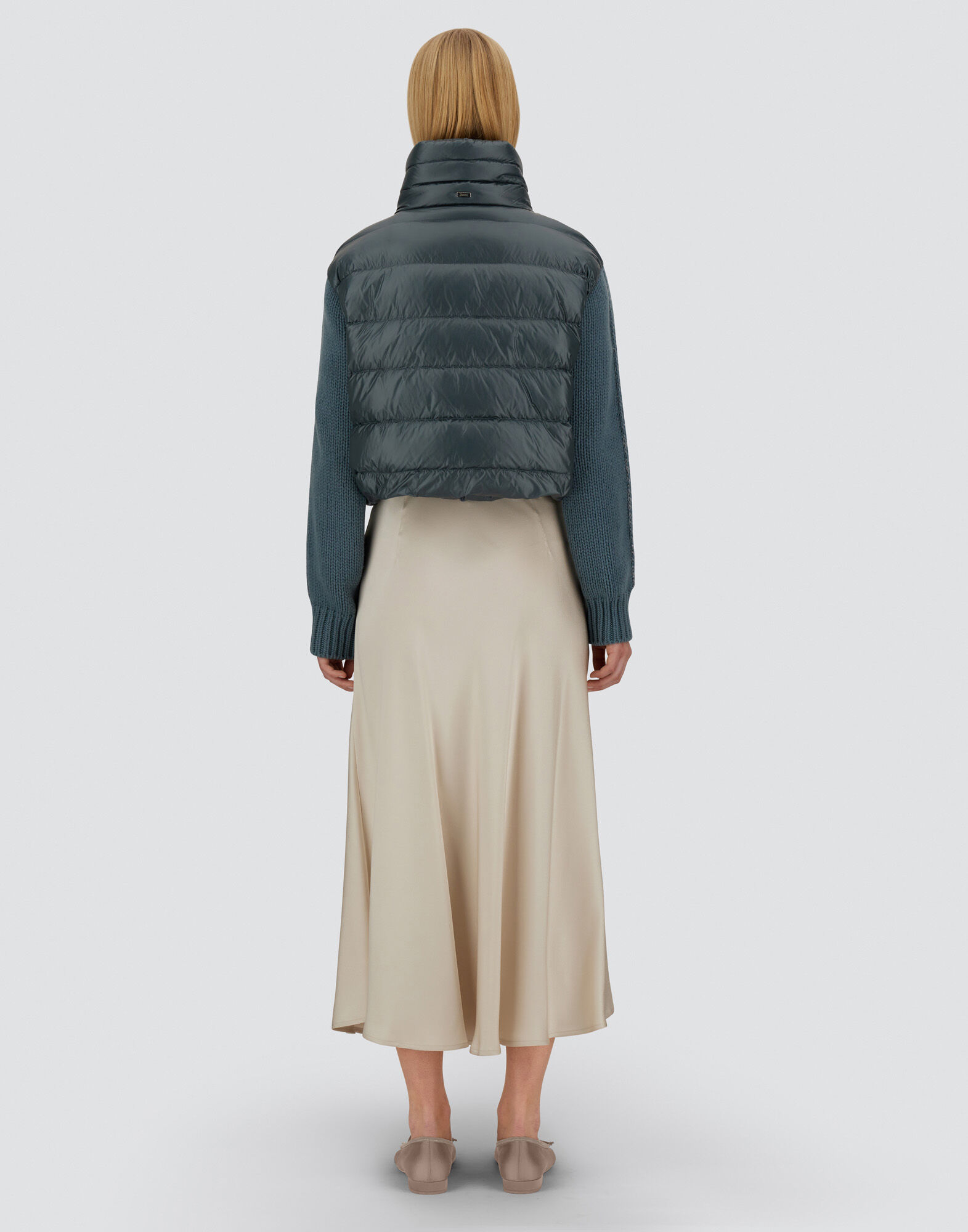 RESORT JACKET IN NYLON ULTRALIGHT & KNIT