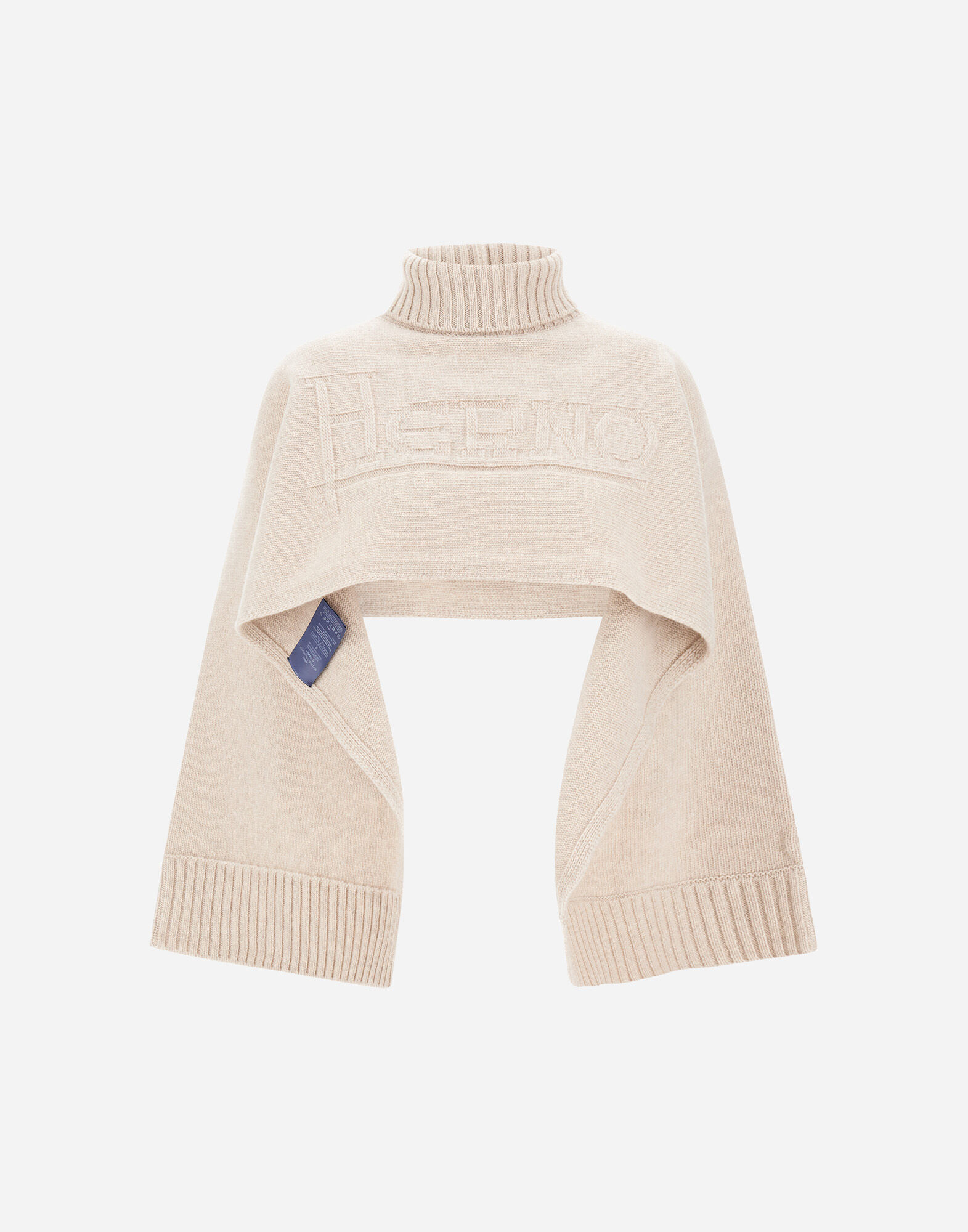 PONCHO IN 100% WOOL