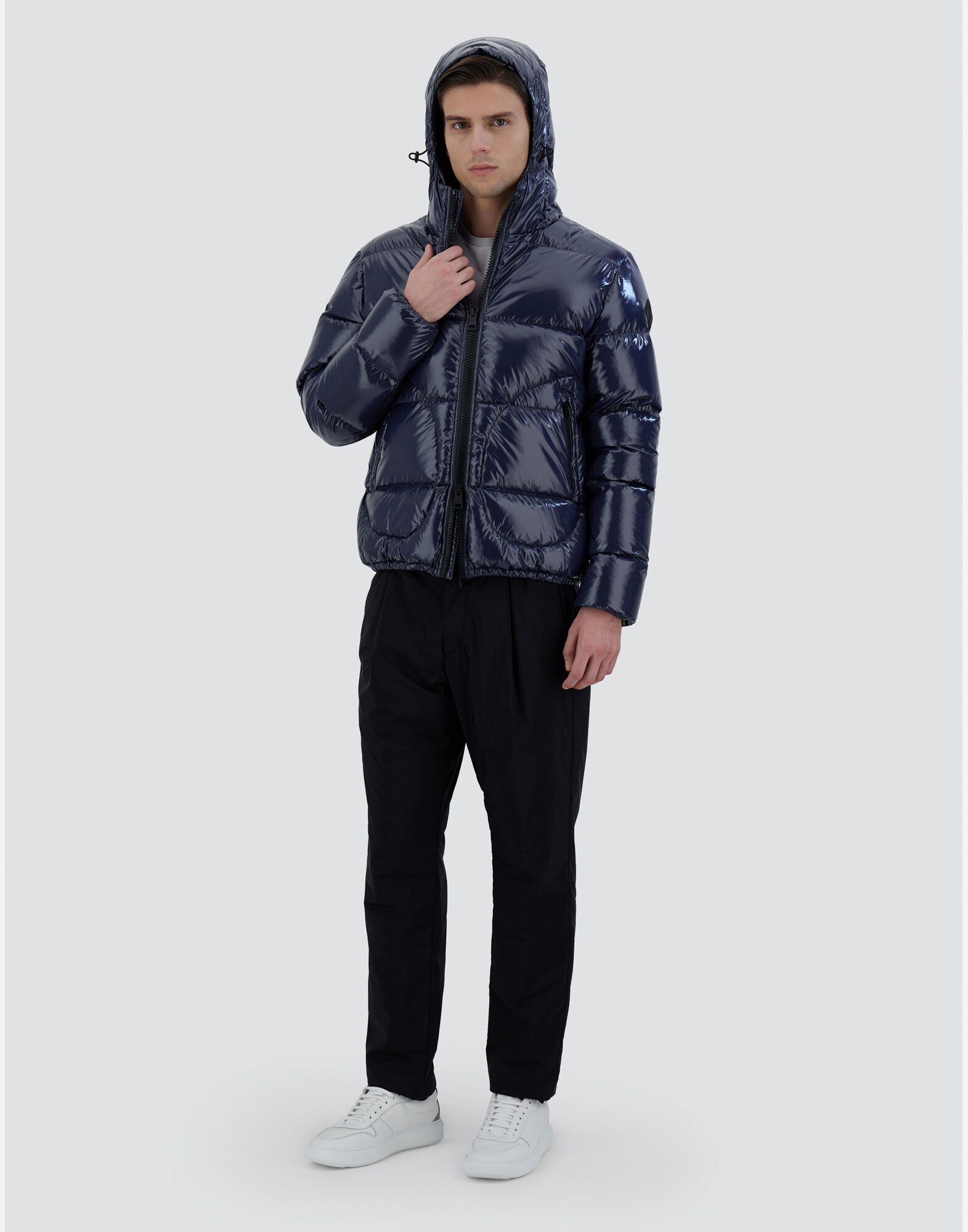 BOMBER JACKET IN GLOSS