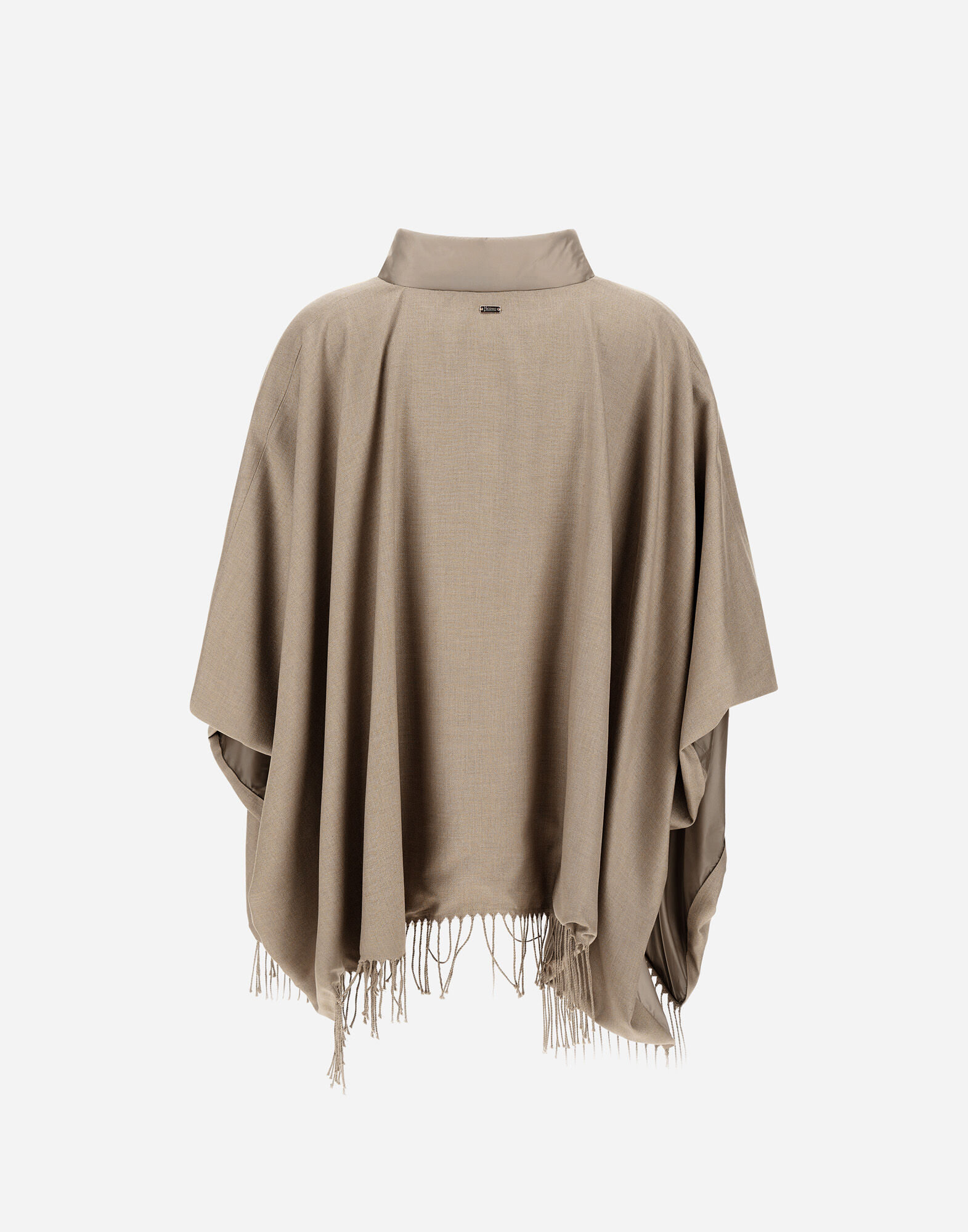 PONCHO IN SUMMER SILK AND NYLON ULTRALIGHT