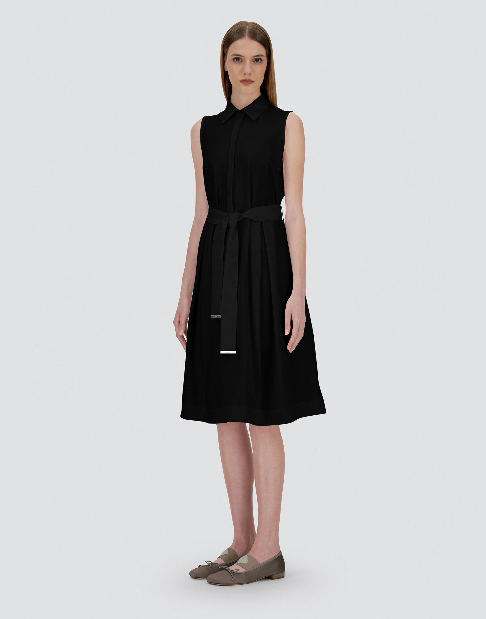 DRESS IN STRUCTURED NYLON