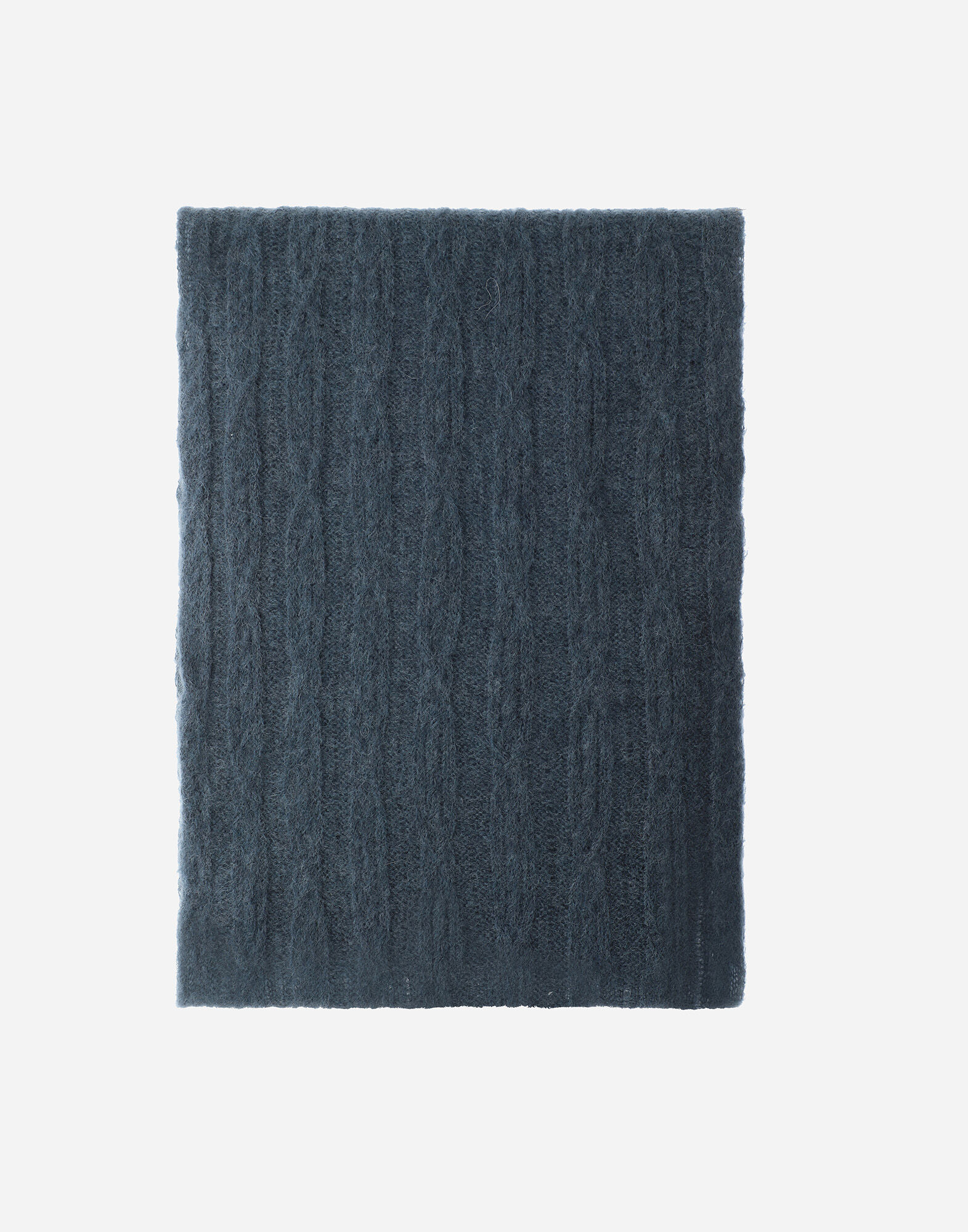 RESORT SCARF IN CABLE KNIT ALPACA WOOL