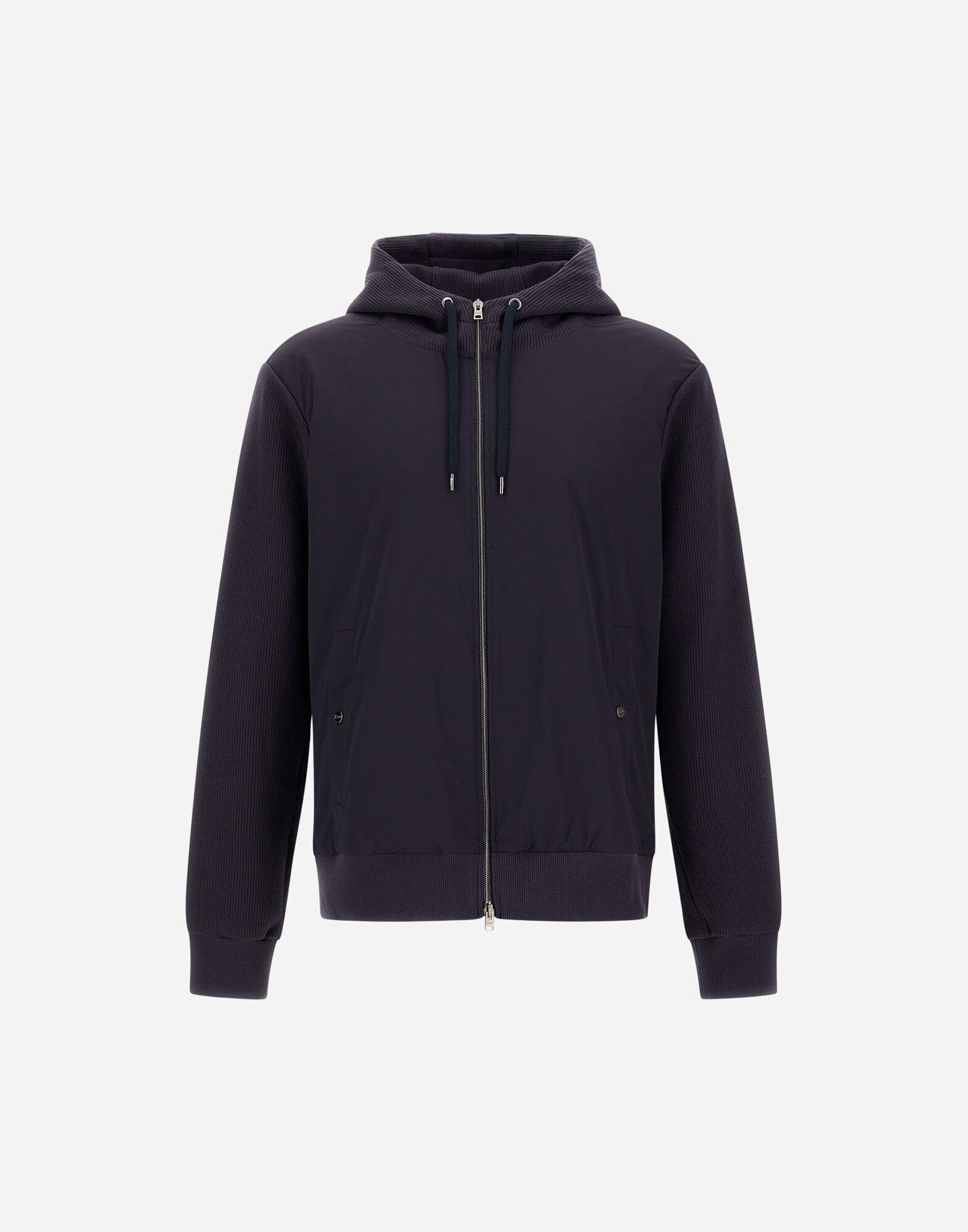 RESORT JACKET IN KNIT EFFECT INTERLOCK AND TRAVEL NYLON PONENTE