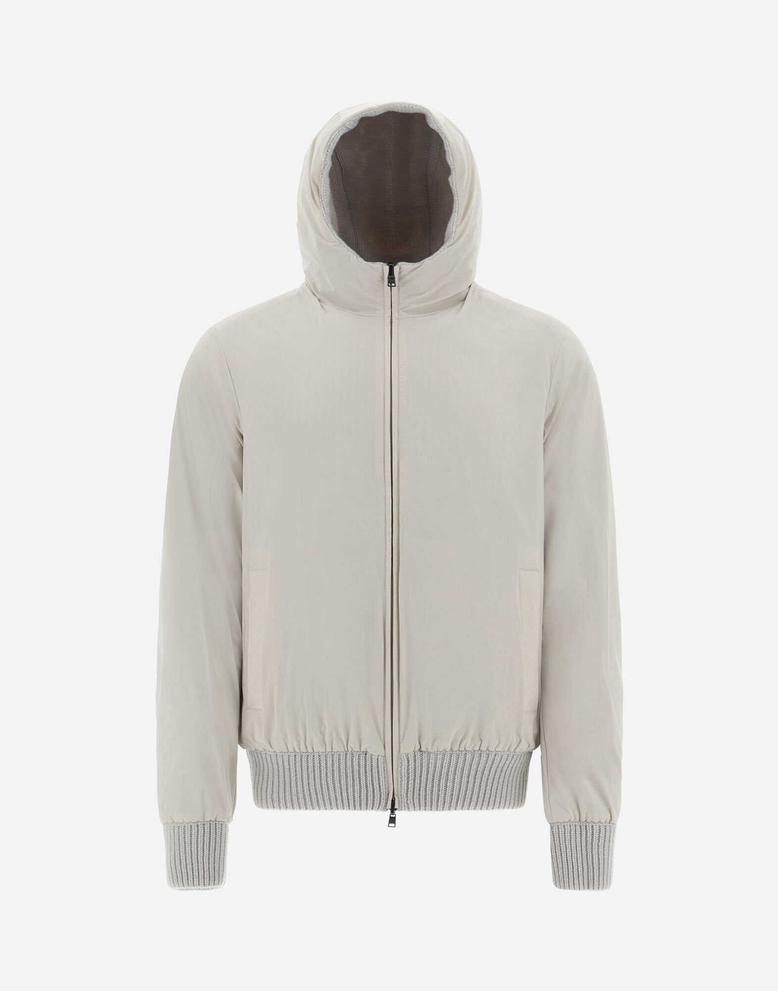 RESORT CARDIGAN IN STOCKING-STITCHED CARDED WOOL