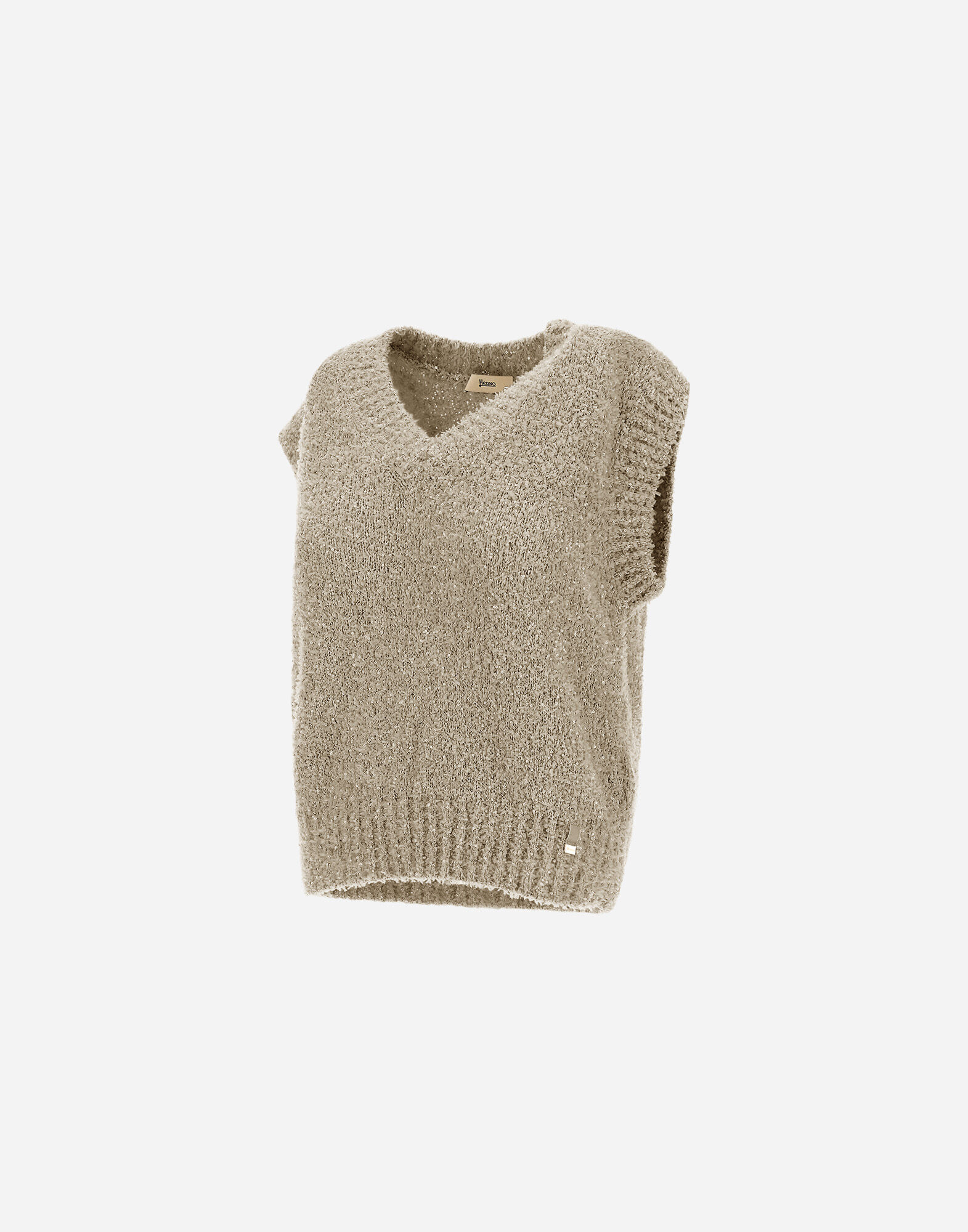 VEST IN NEW PLAIN SEQUINS