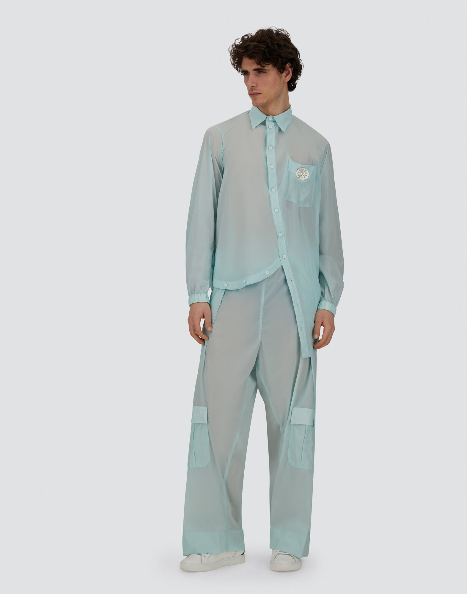 GLOBE SHIRT IN ECO COTTON FEEL