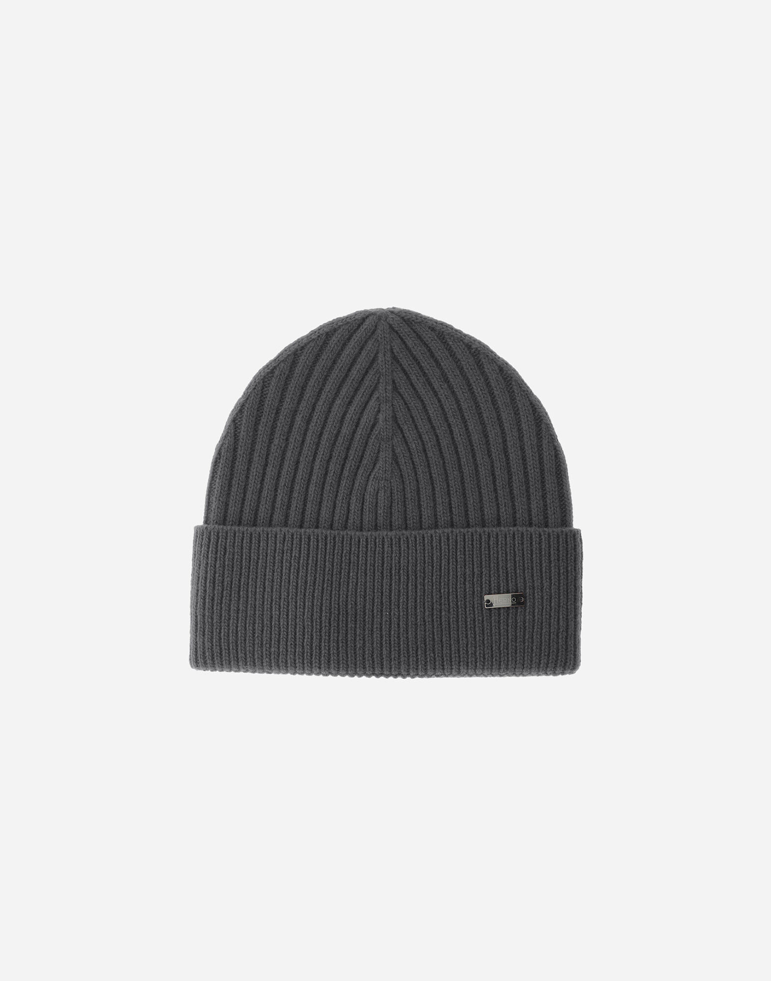 BEANIE IN DOUBLE RIB WOOL